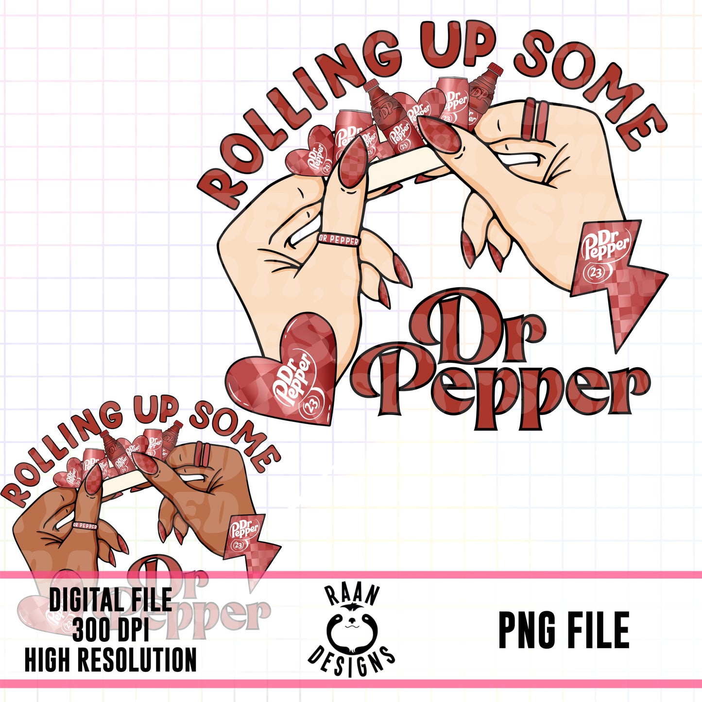 Rolling Up Dr.Pepper