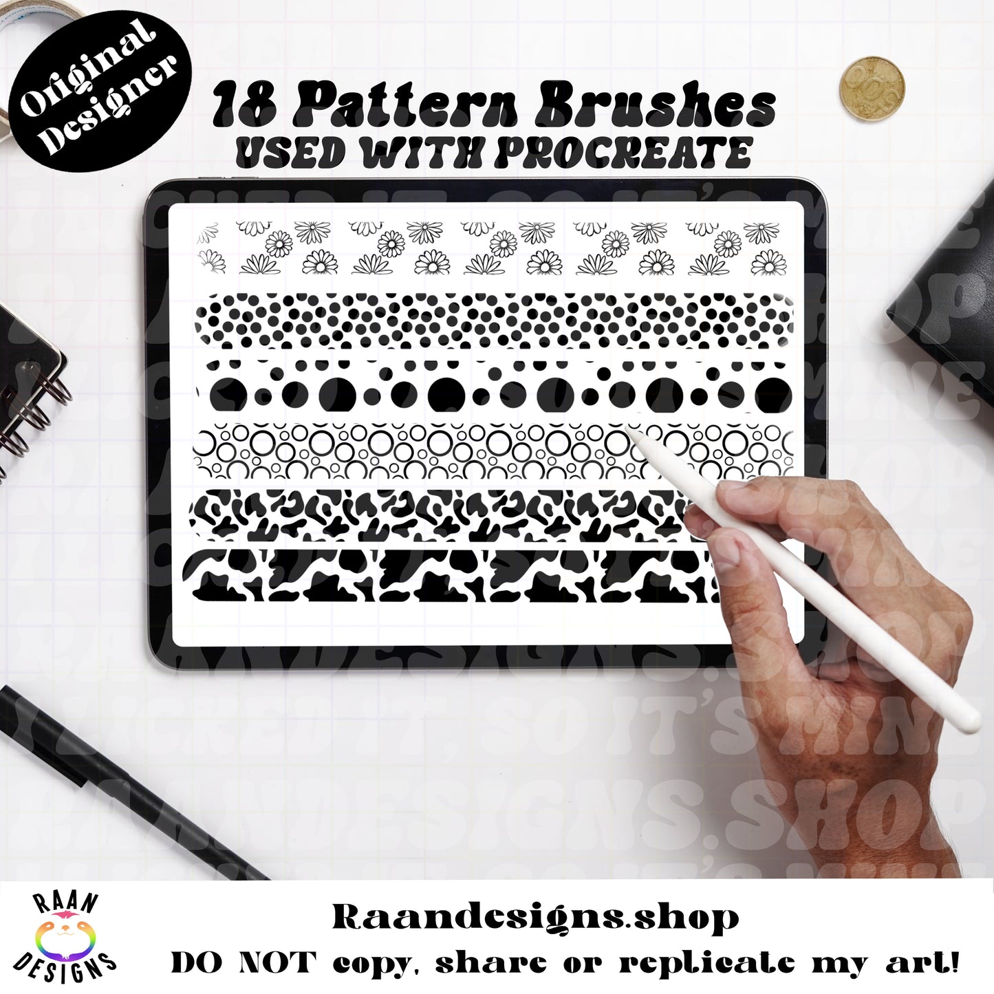 Mega Pattern Brush Pack 18 Brushes!