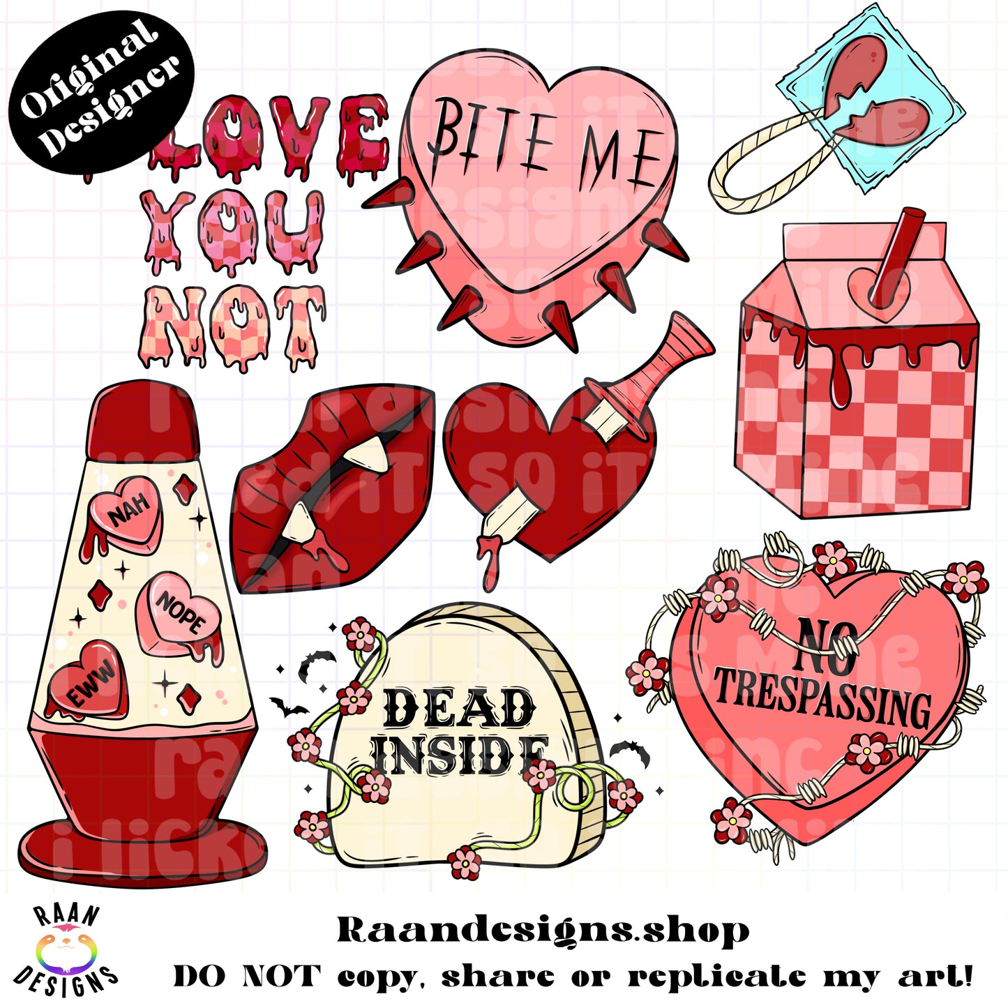 Anti Valentine Pink Elements