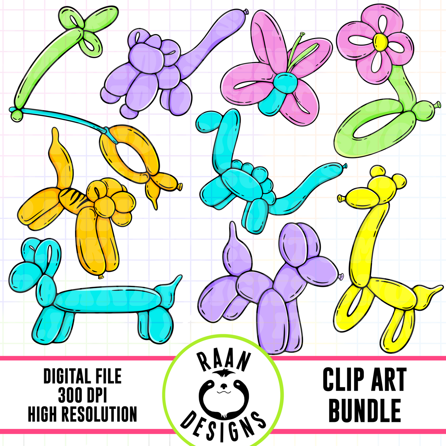Balloon Animal Bright