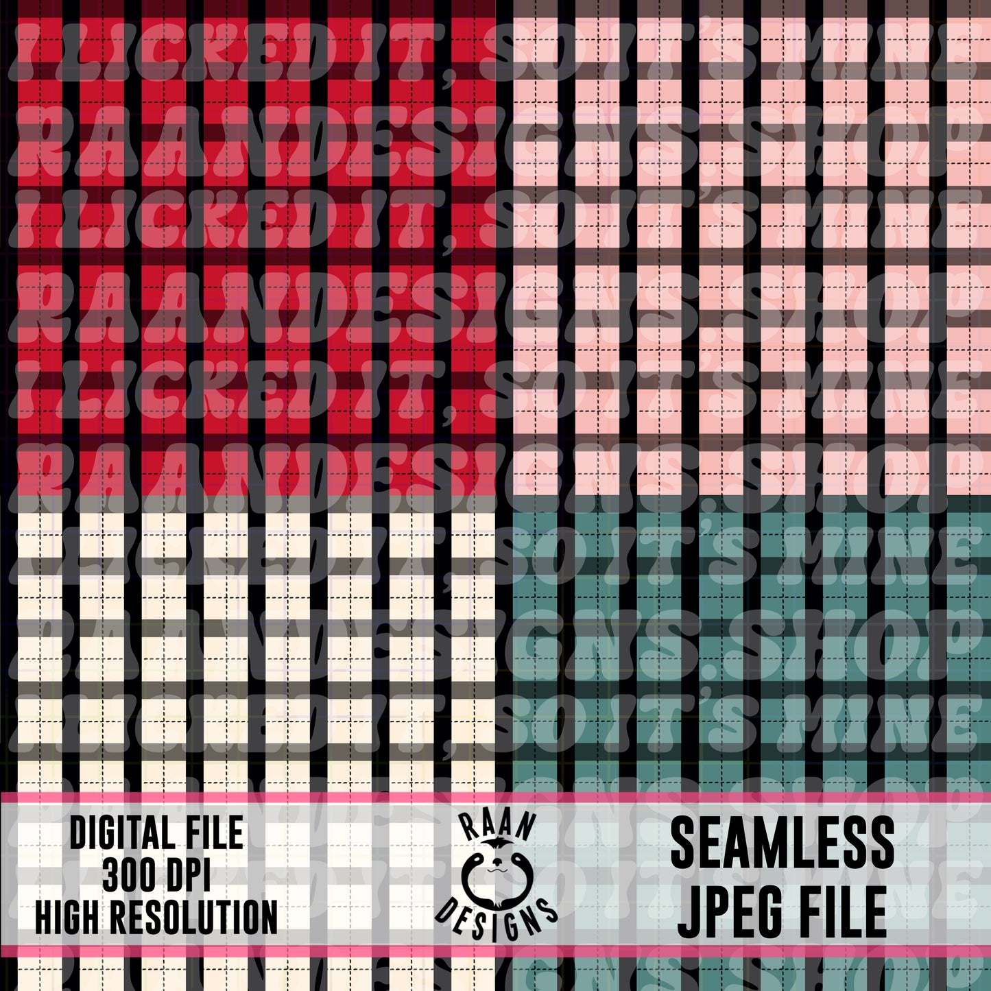 Plaid Christmas Bundle-Seamless