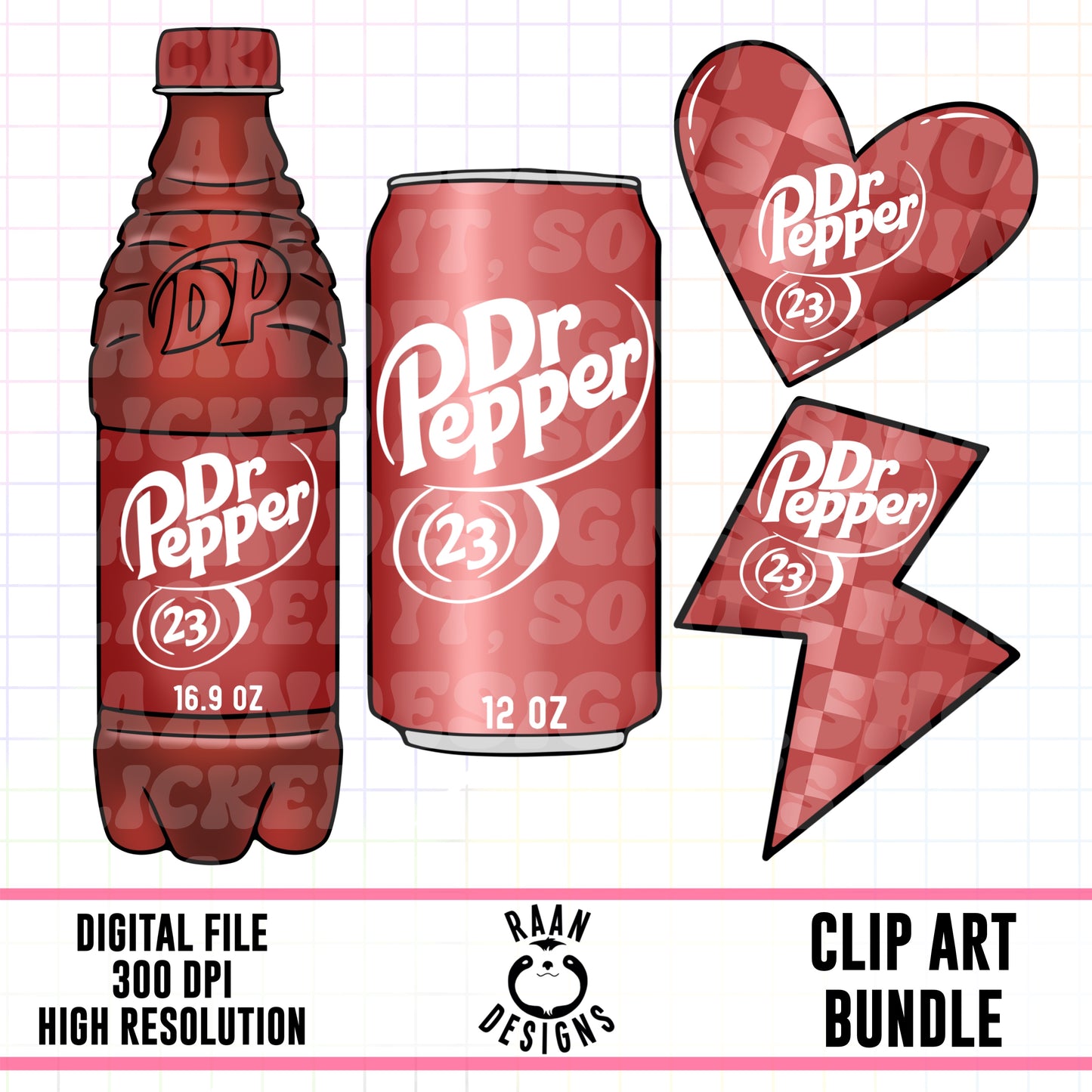 Dr. Pepper Clipart Bundle