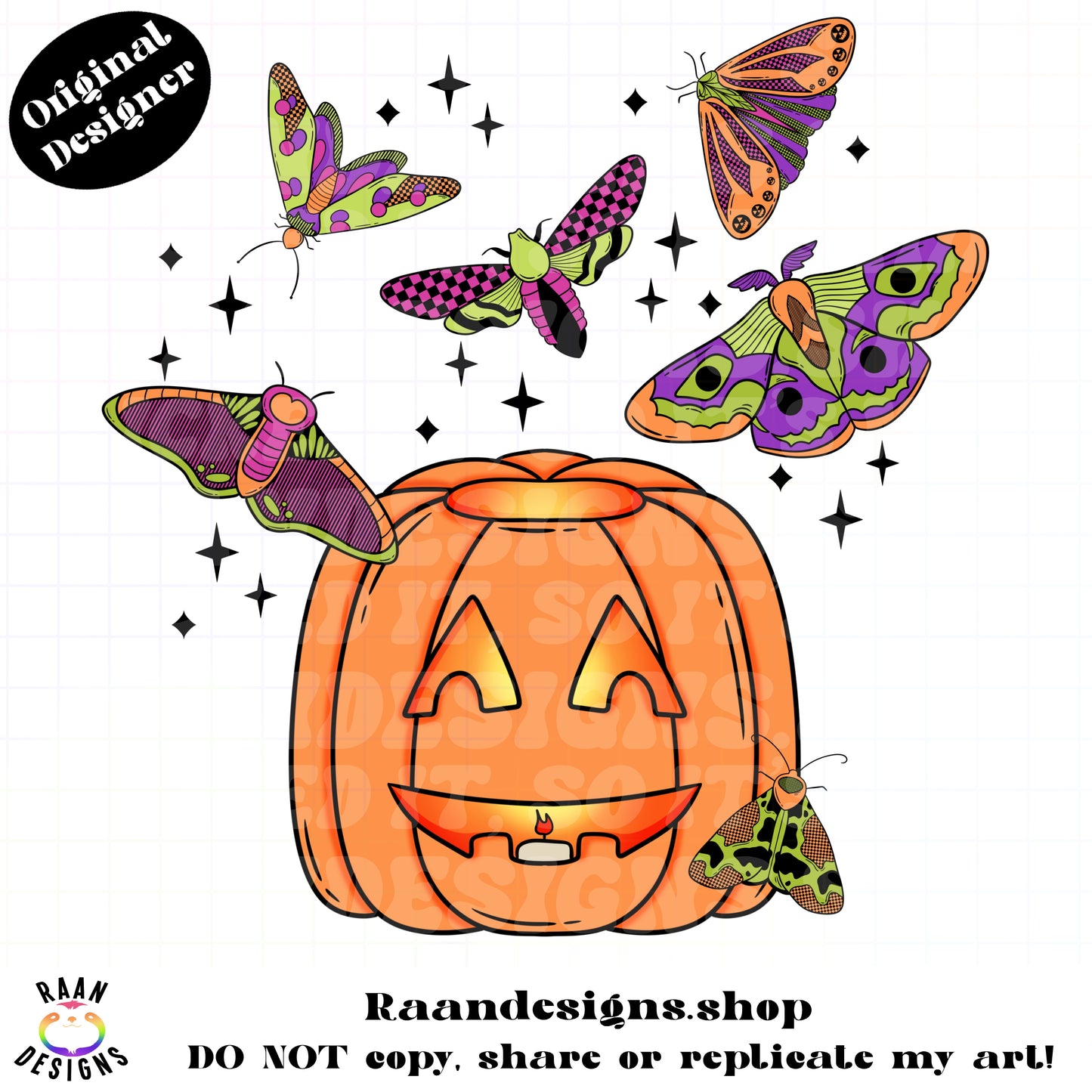 Moth Jack O Lantern