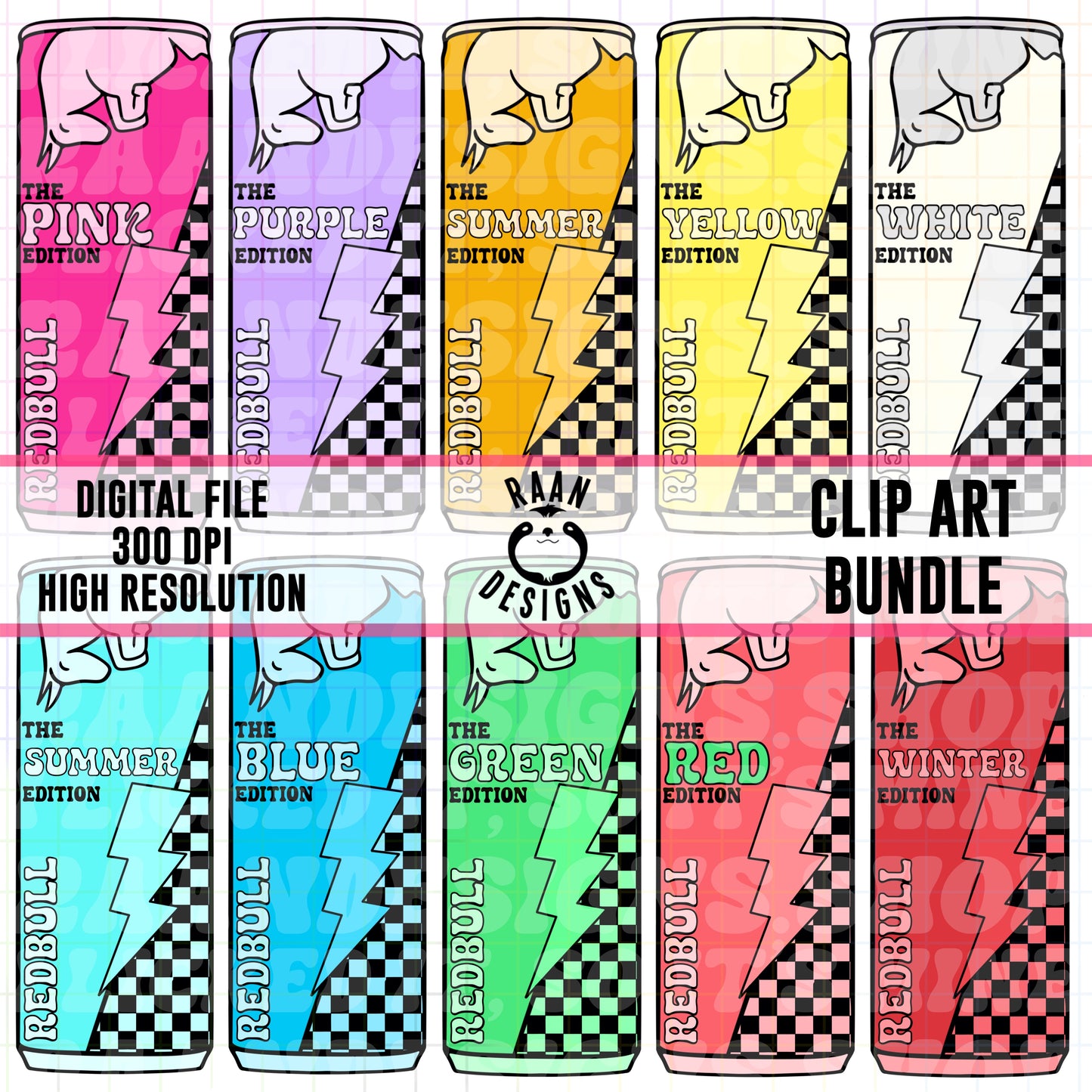Edgy Energy Clipart Bundle