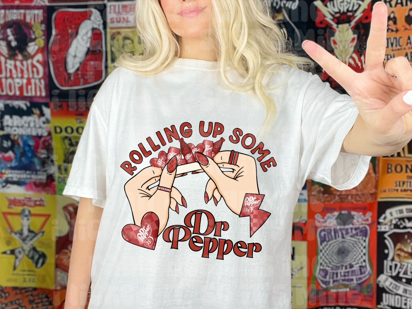 Rolling Up Dr.Pepper