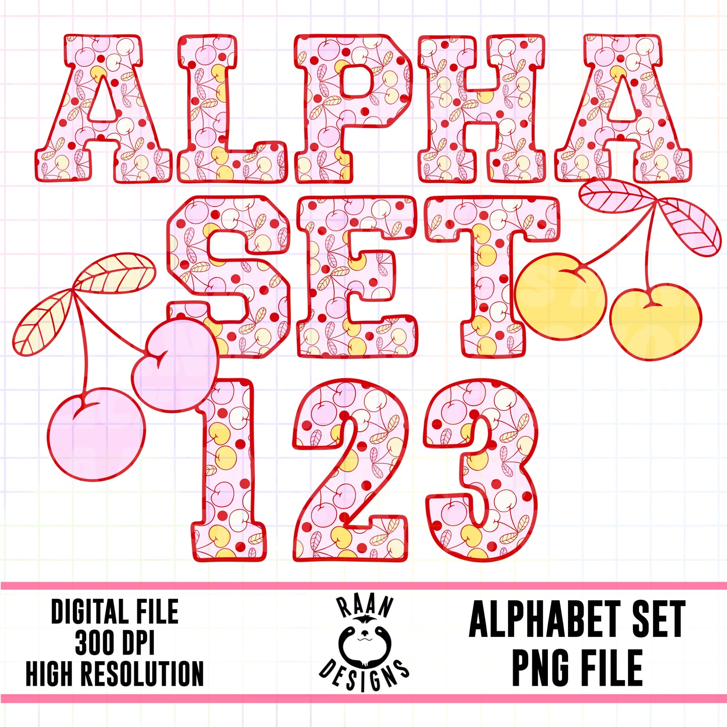 Pink Cherry Alpha Set
