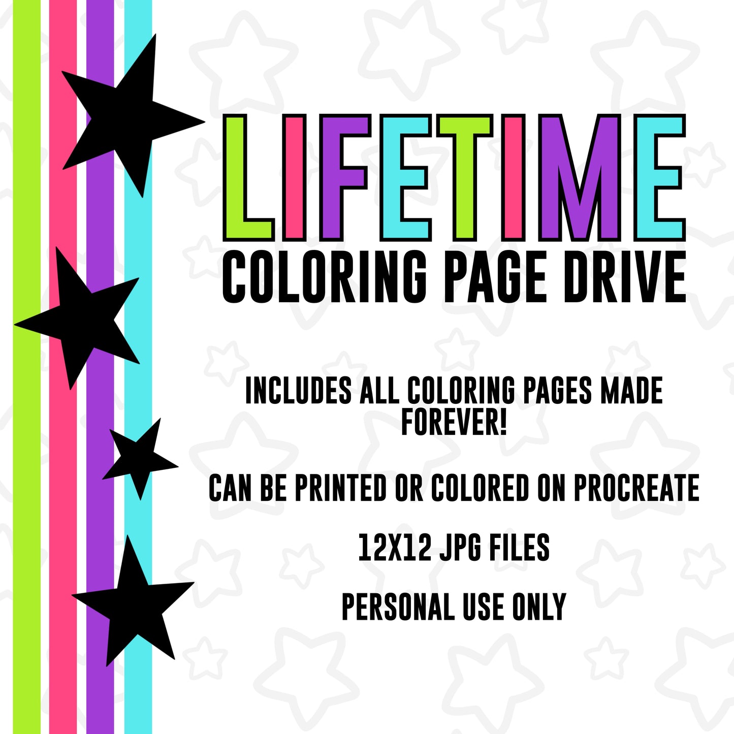 Lifetime Coloring Page Drive