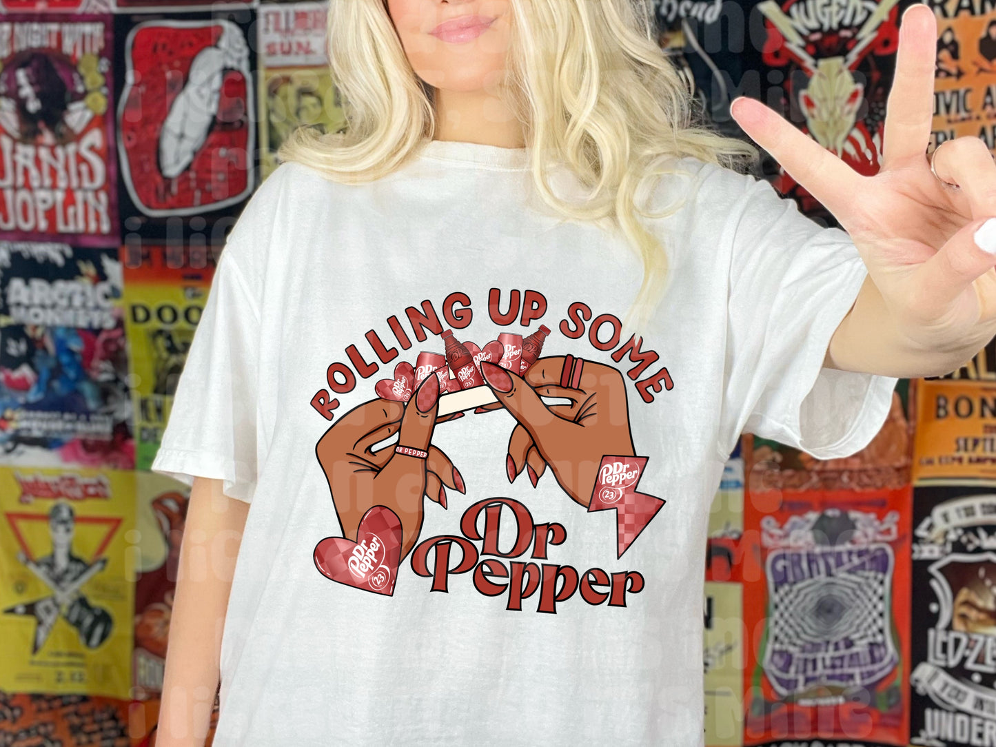 Rolling Up Dr.Pepper