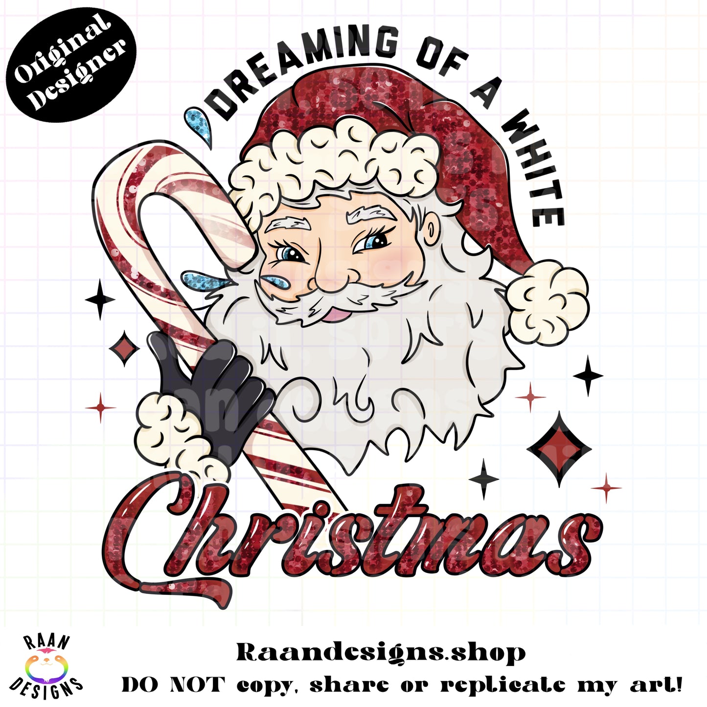 Dreaming of A White Christmas-Red