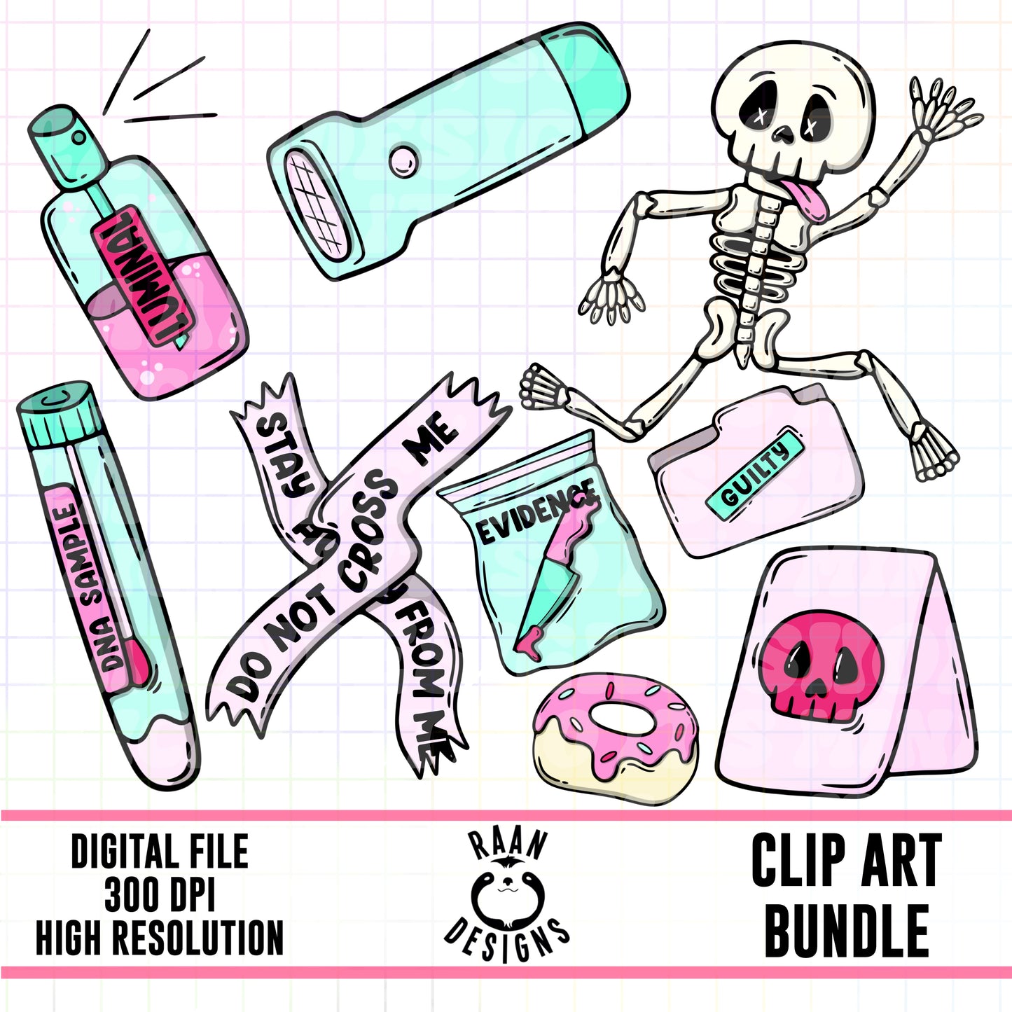 Murder-Clipart Bundle