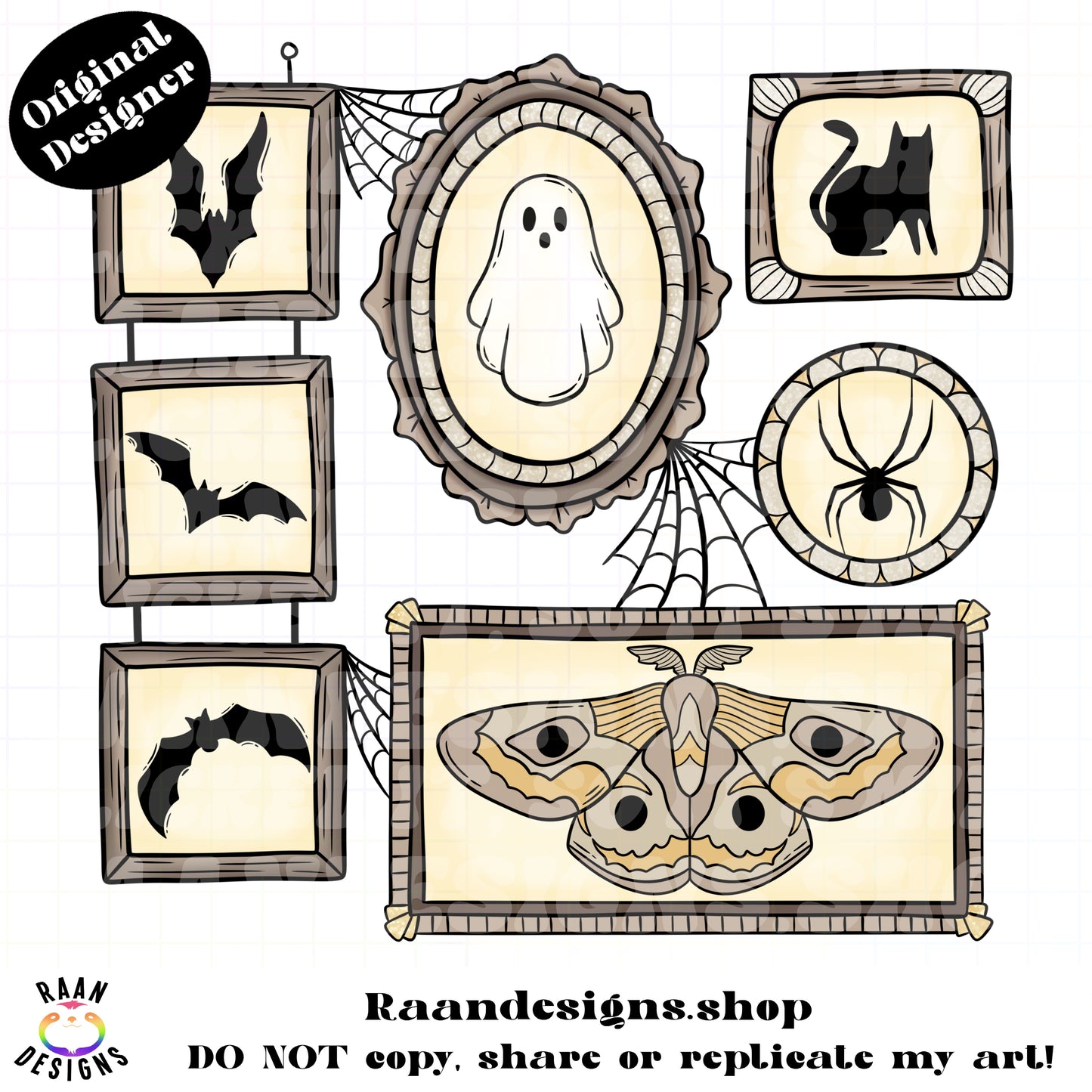 Vintage Halloween Frames