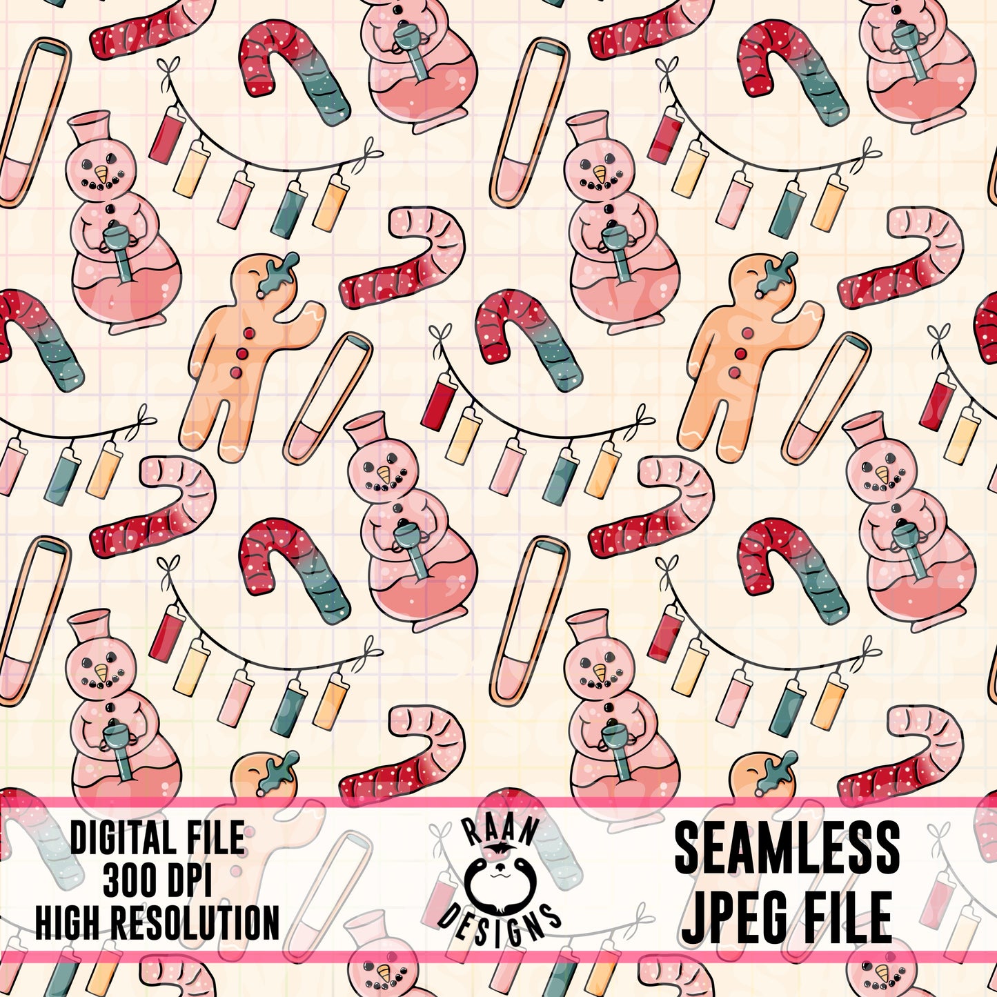 420 Christmas-Seamless