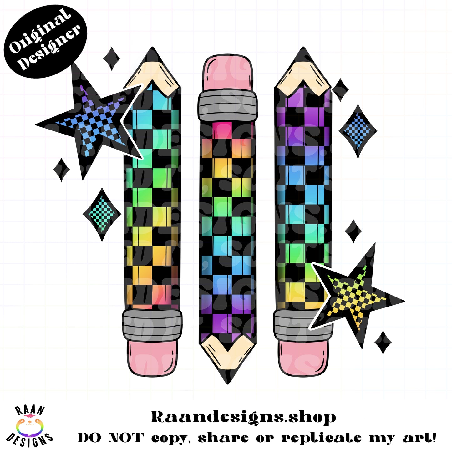 Rainbow Pencils