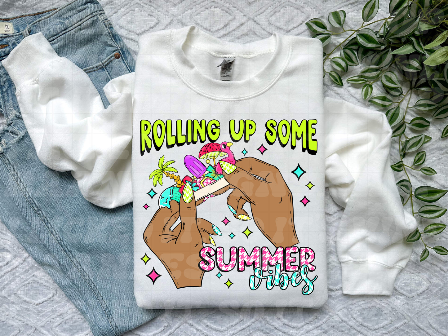 Rolling Up Summer Vibes-Both Skin Tones