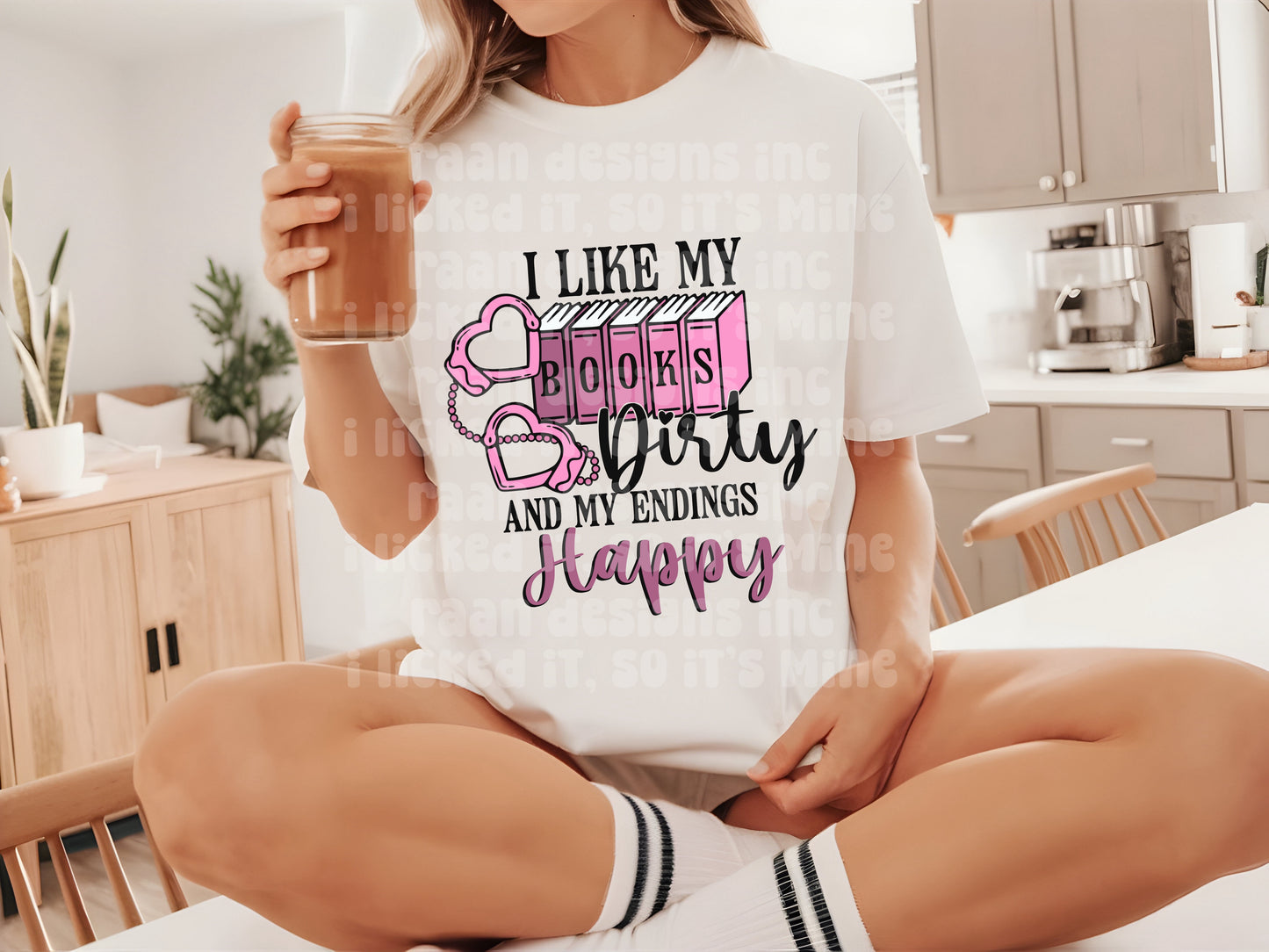 I looked My Books Dirty-Pink