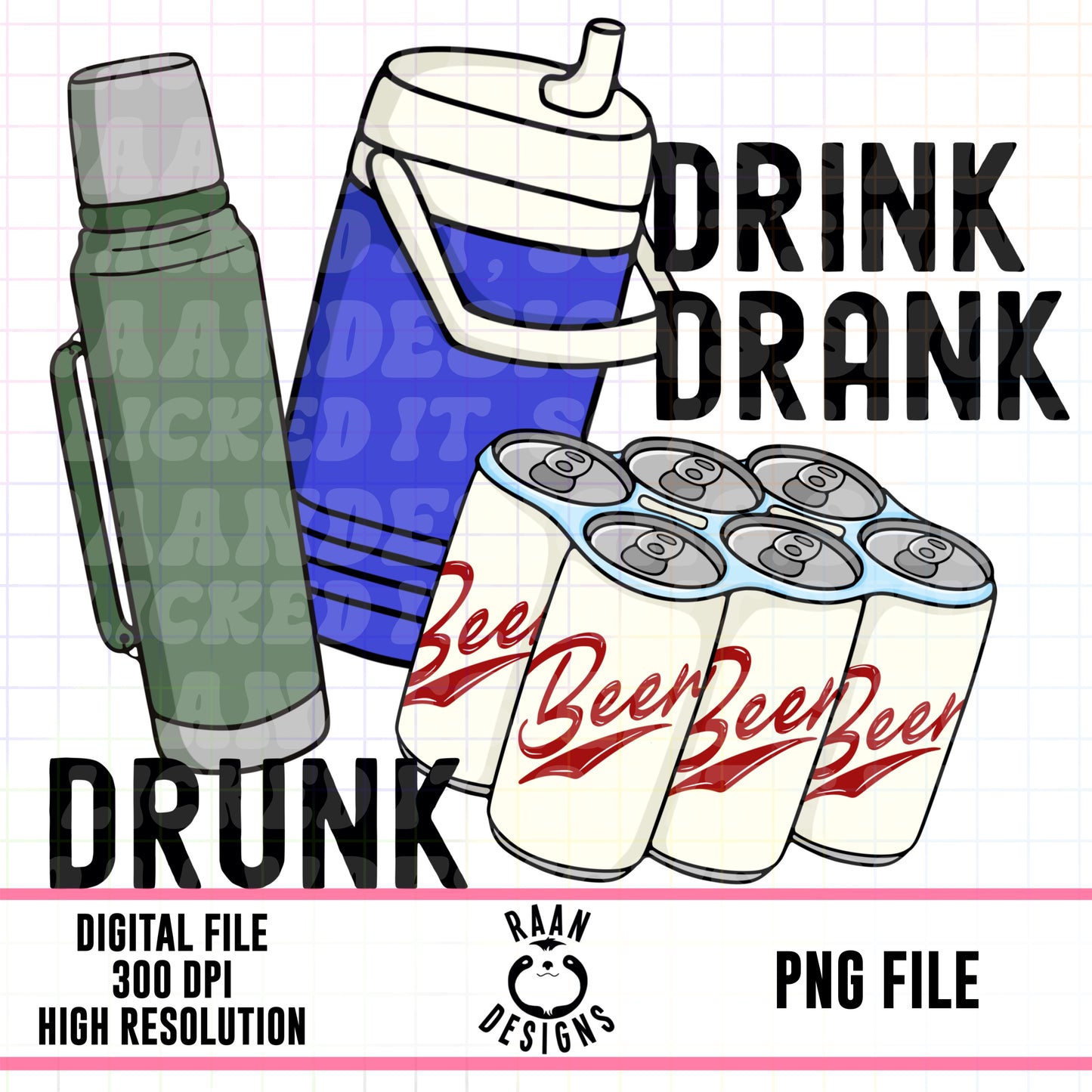 Drink Drank Drunk-Blue Collar