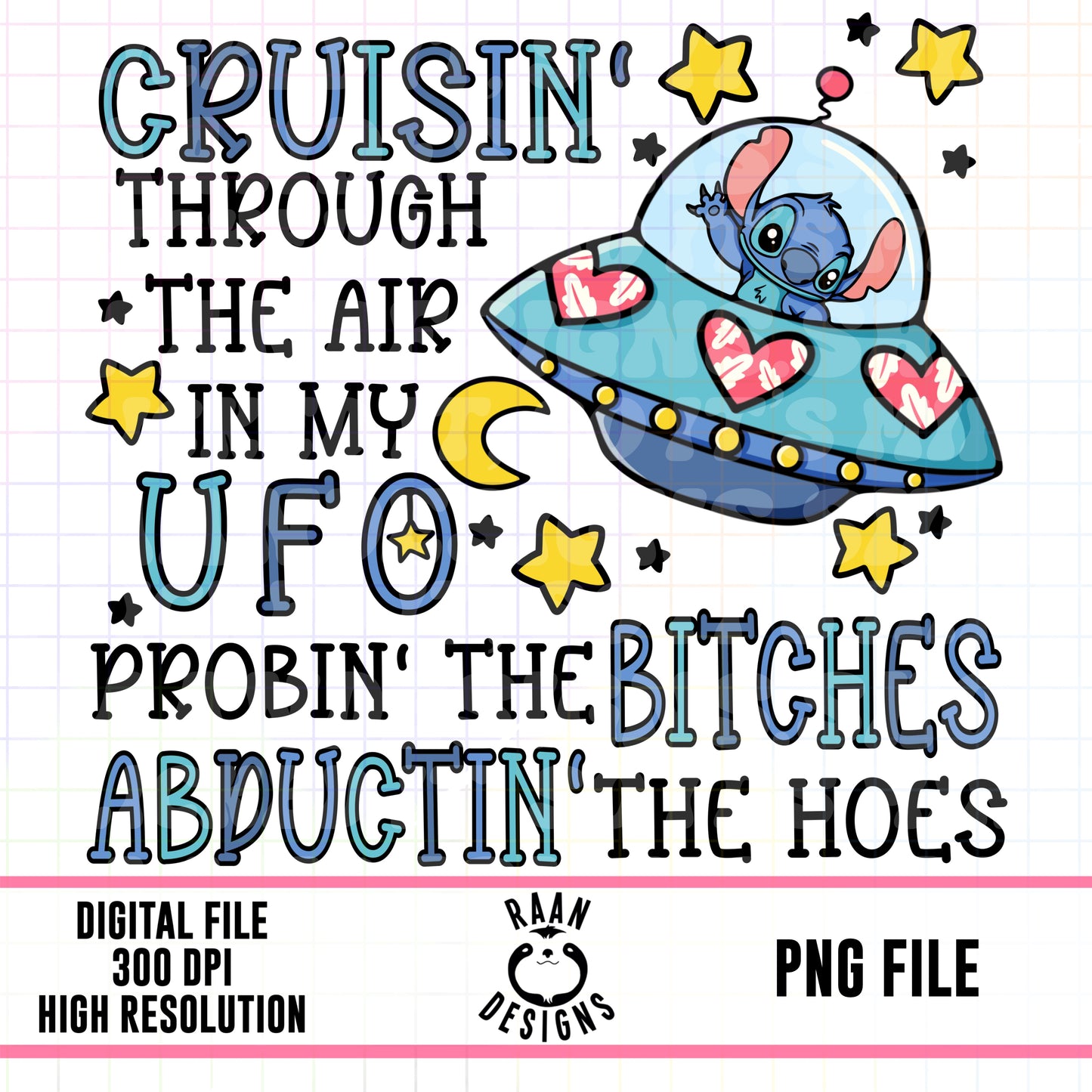 Cruisin in My UFO Stitch
