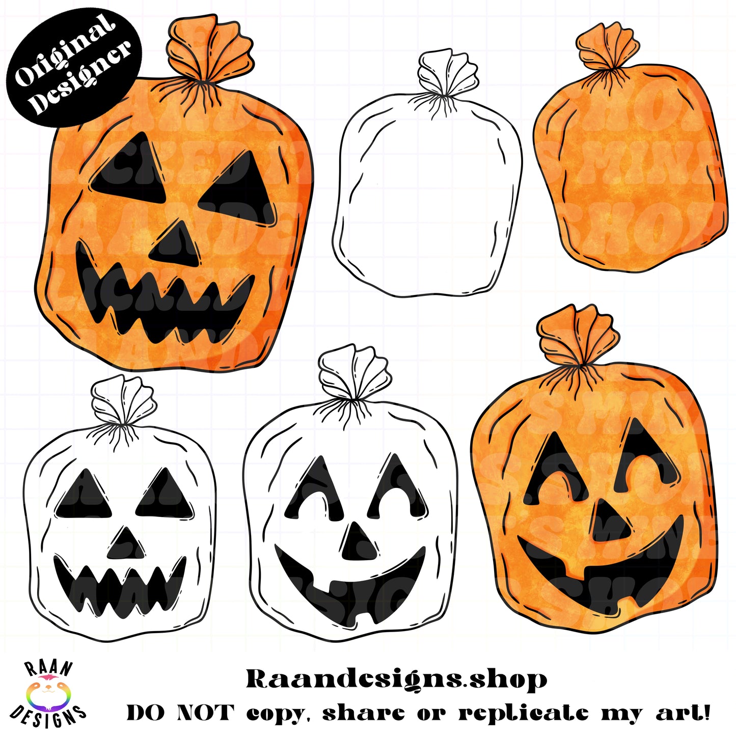 Halloween Trash-Elements