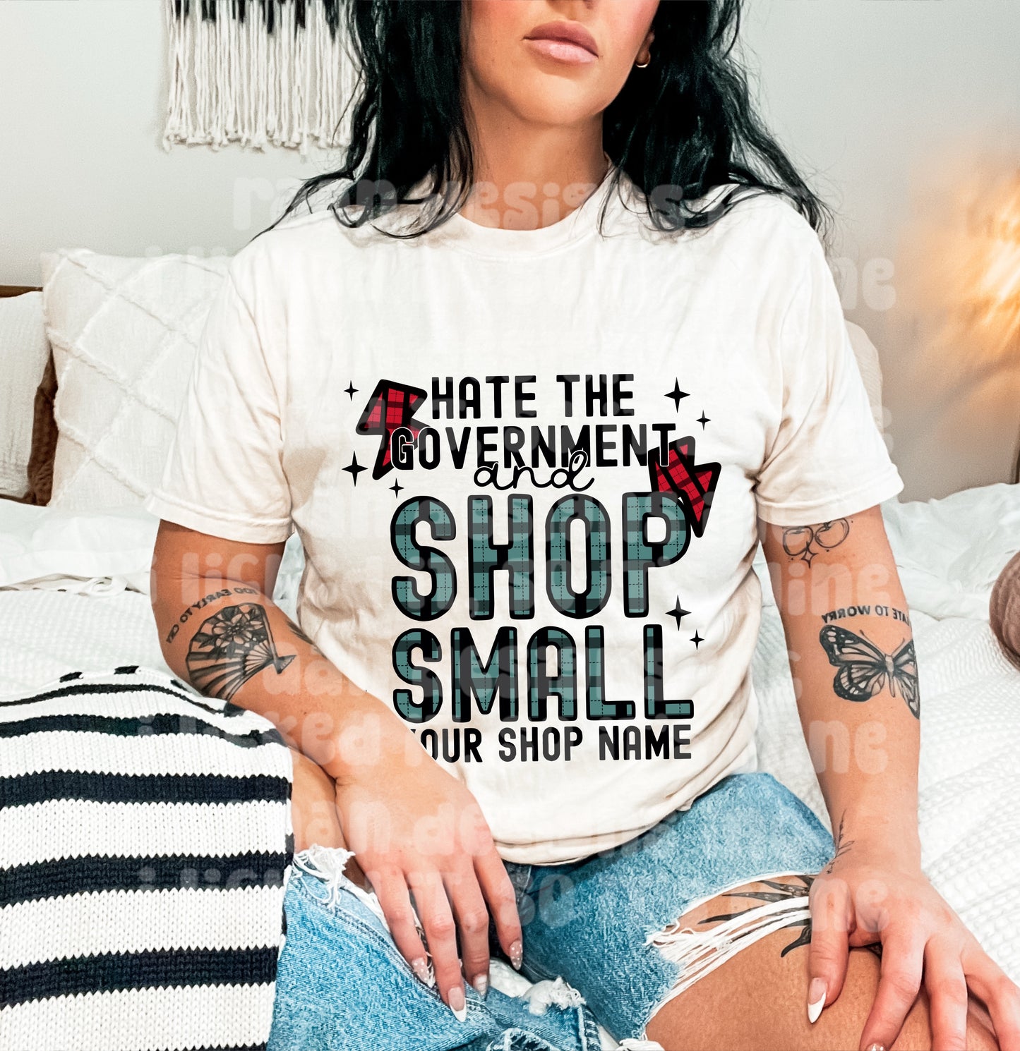 Hate The Government Shop Small-CUSTOM-Green