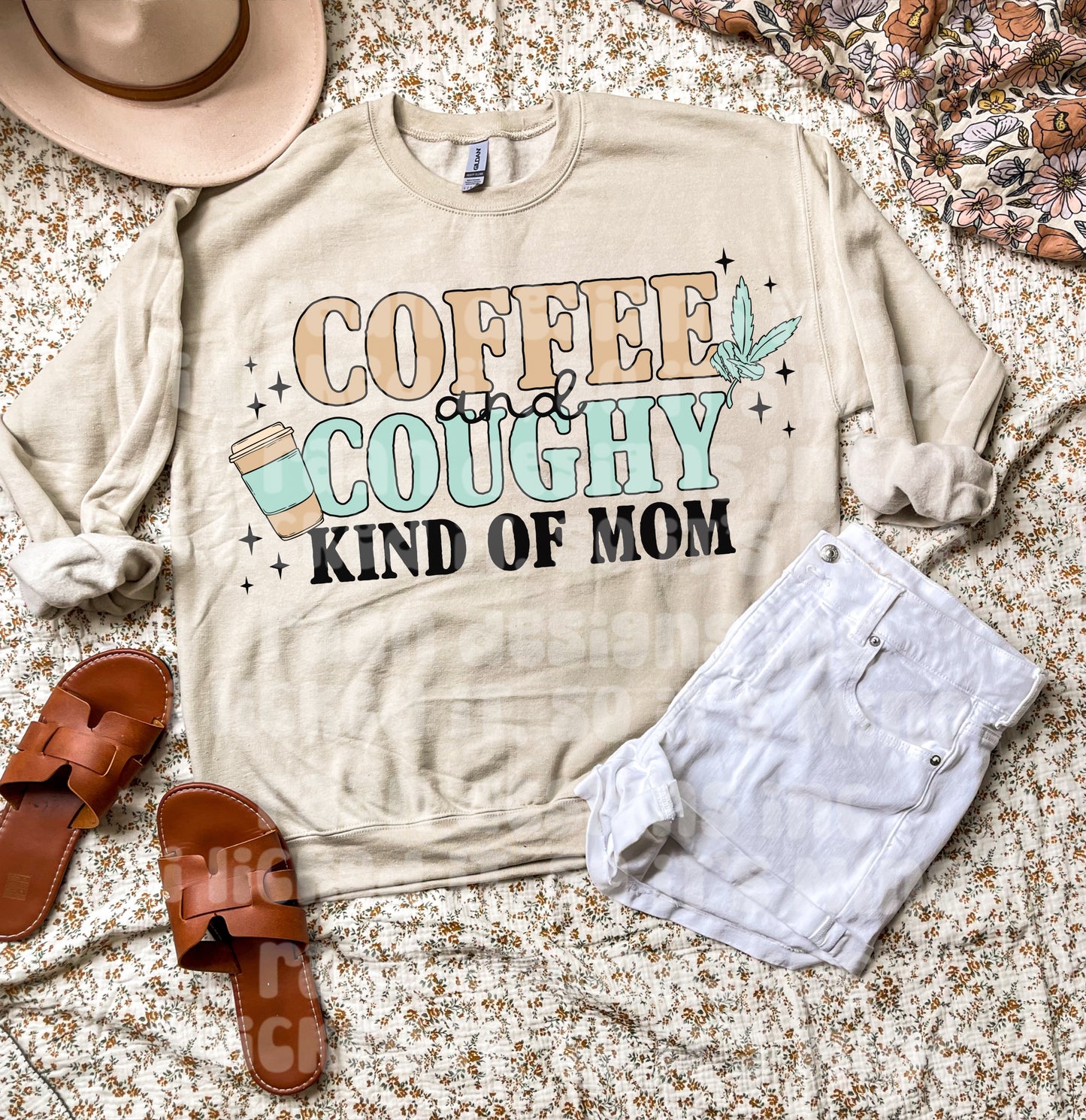 Coffee And Coughy Kind of Mom