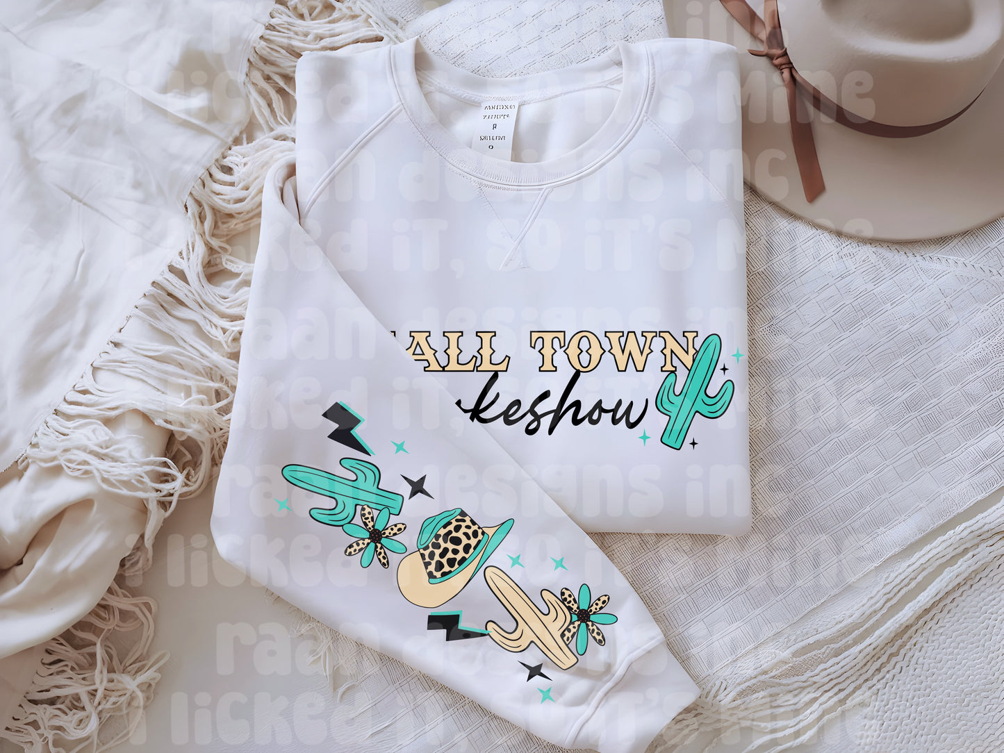 Teal Smokeshow Sleeves