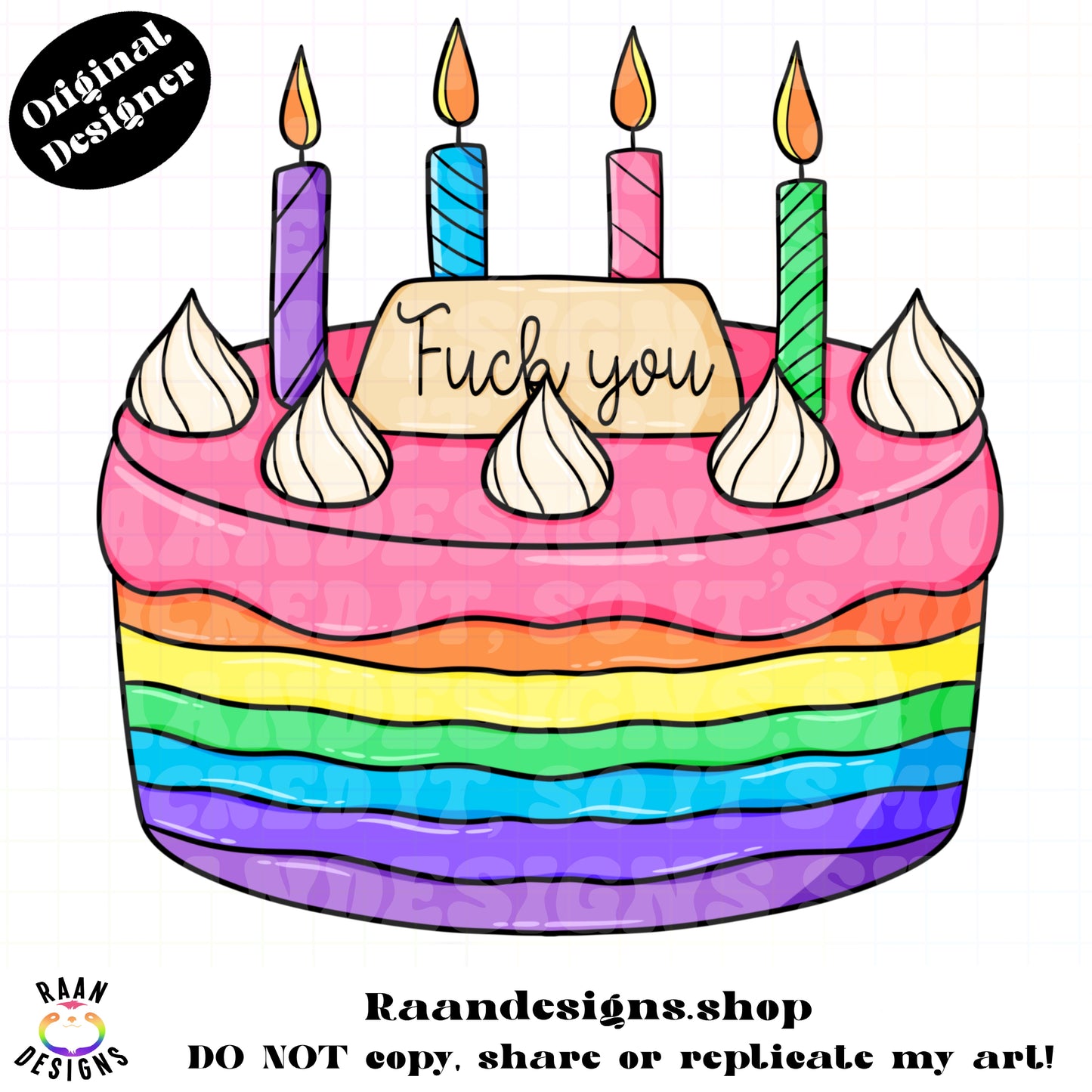 Rainbow Cake-Pocket