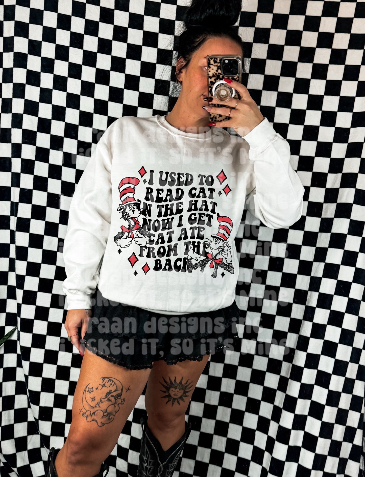 Cat In The Hat Ate From The Back