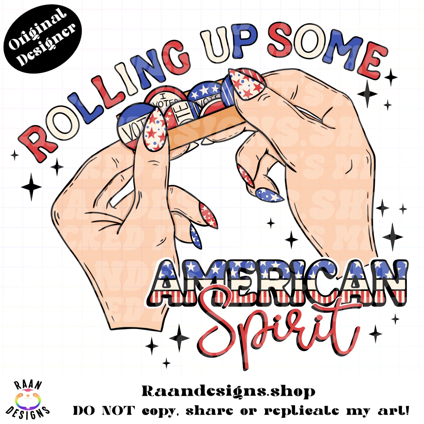 Rolling up American spirit