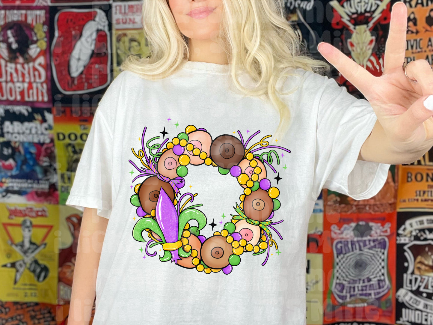 Mardi Boobs Wreath