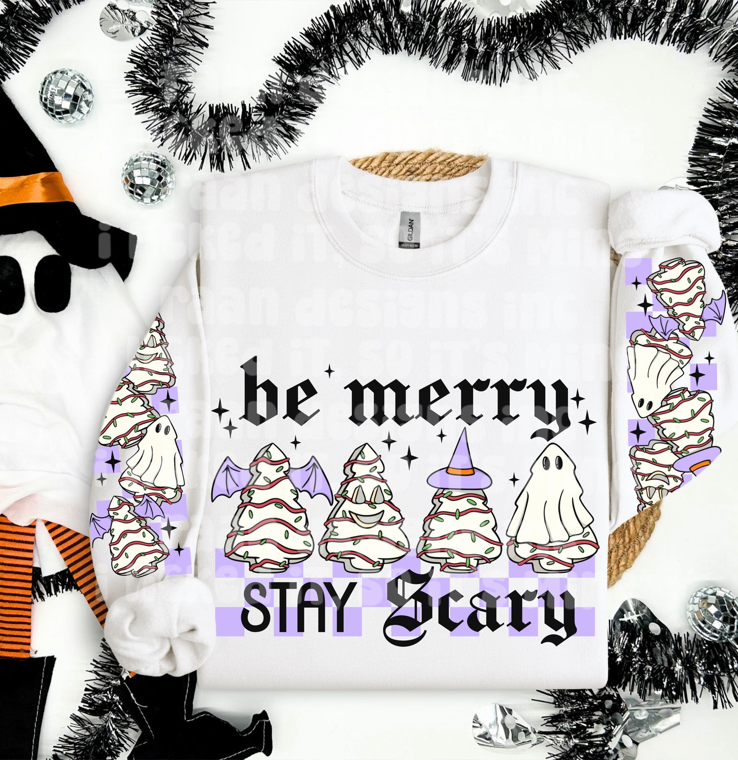 Be Merry Stay Scary Purple-Bundle