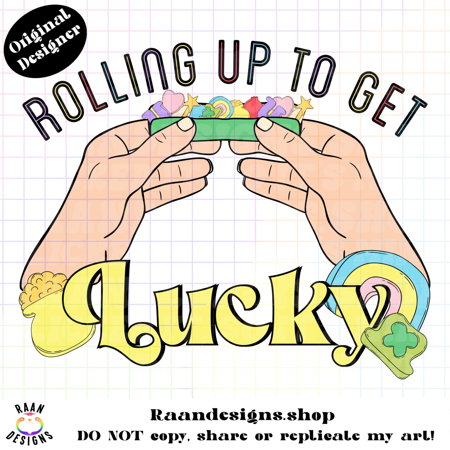Rolling Up To Get Lucky(Male) BOTH SKIN TONES