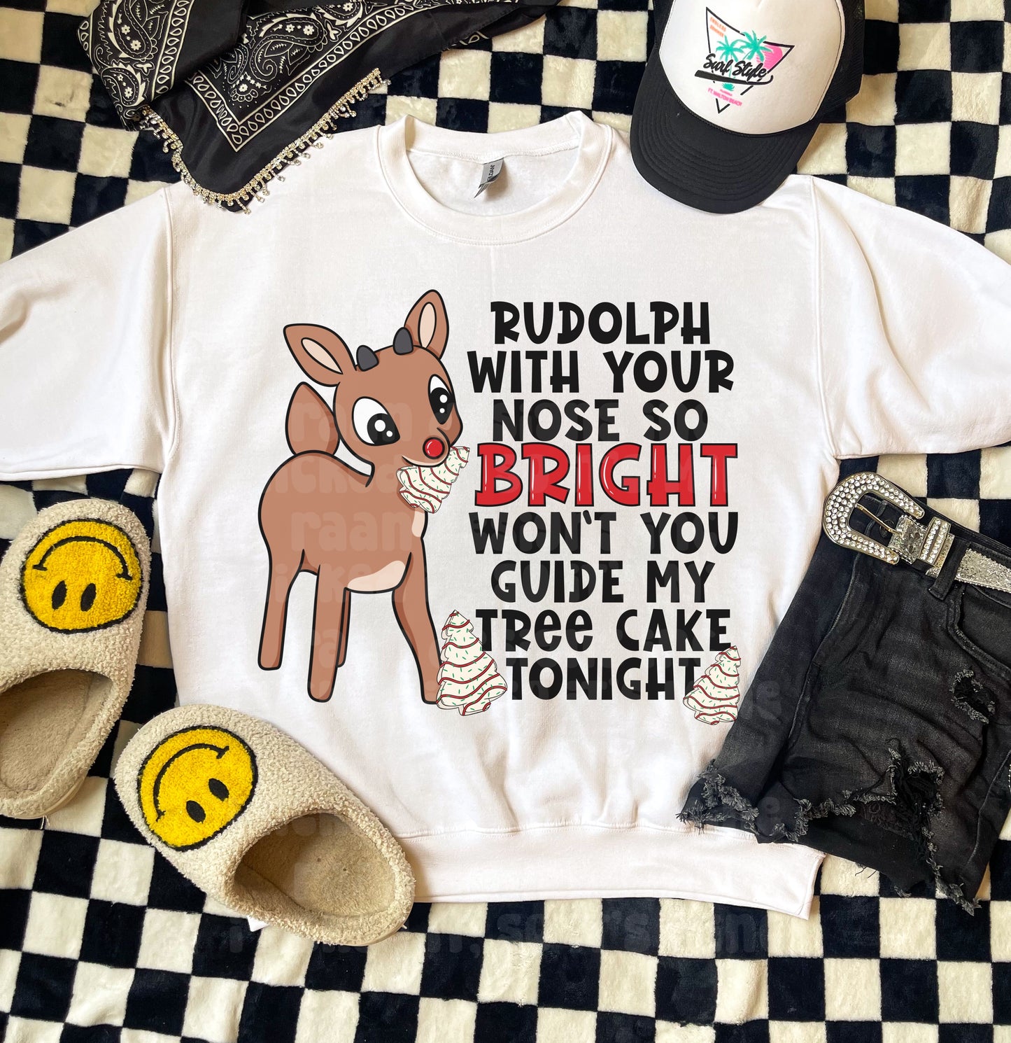 Guide My Tree Cake Rudolph