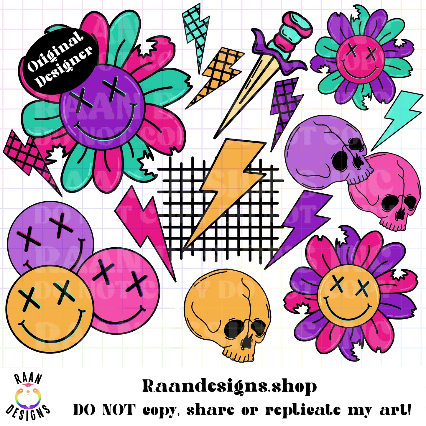 RAAN Retro Mental Health Element Bundle