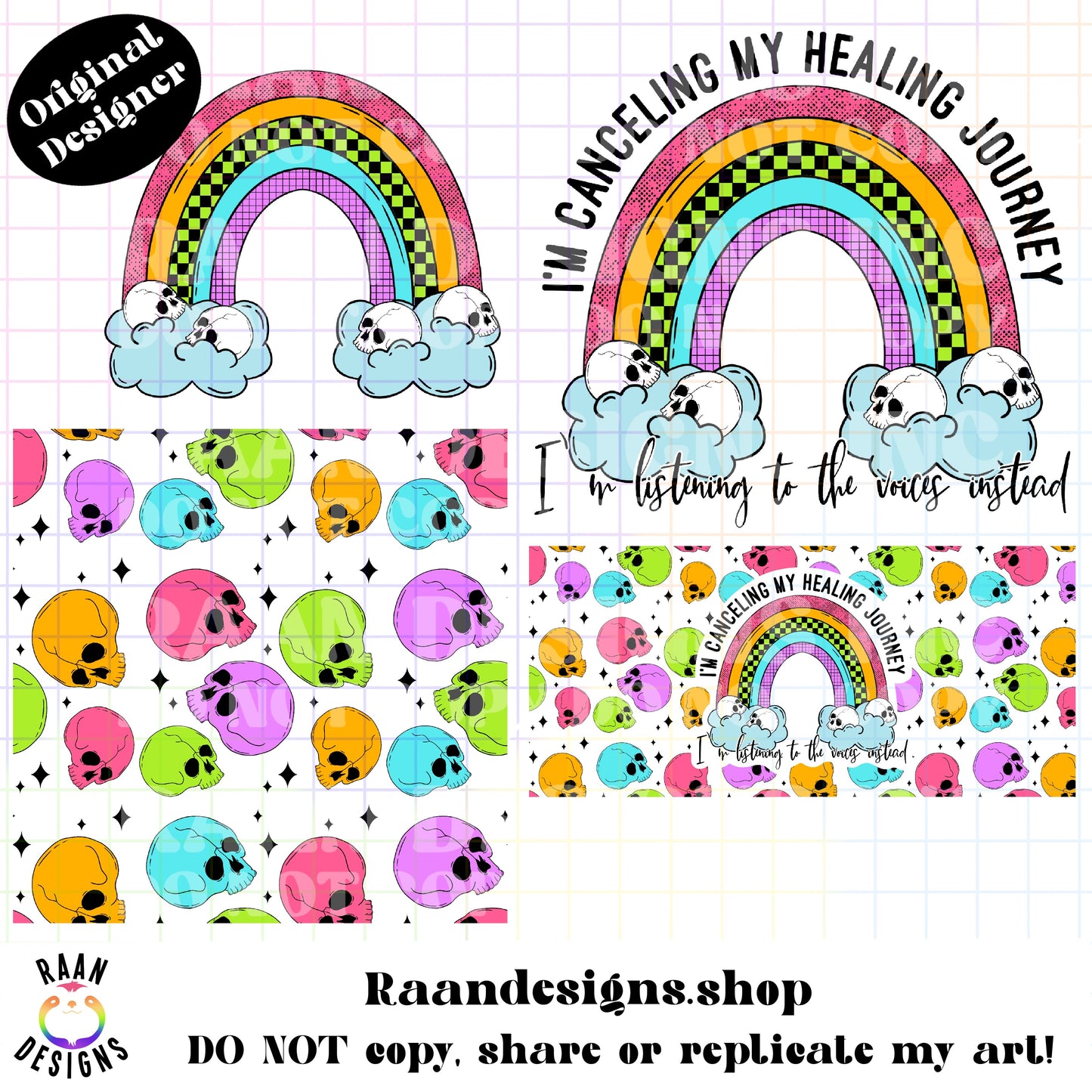 Rainbow Skull Bundle