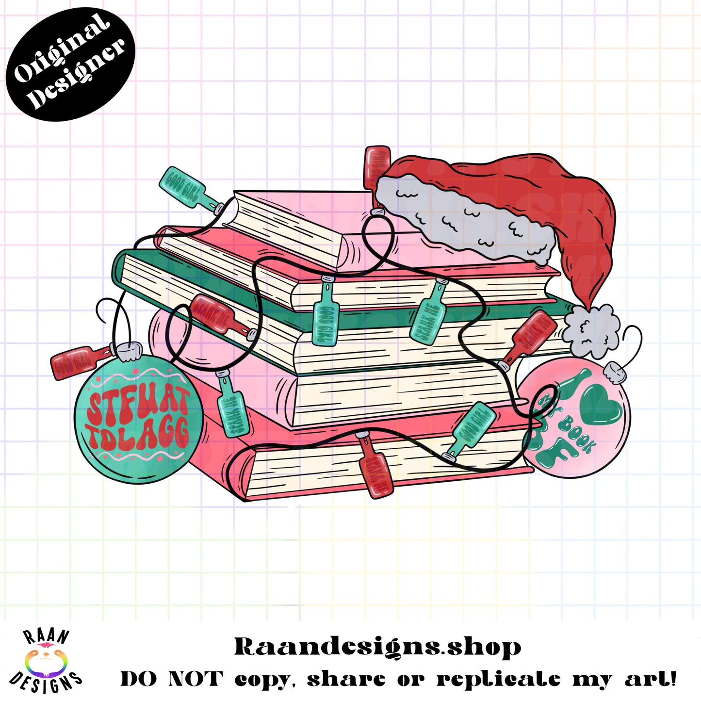 Slip Some Smut Books Under The Tree-Pocket