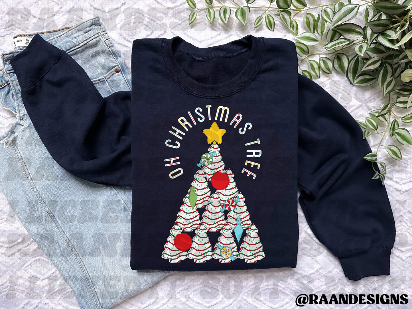 Oh Christmas Tree-WHITE