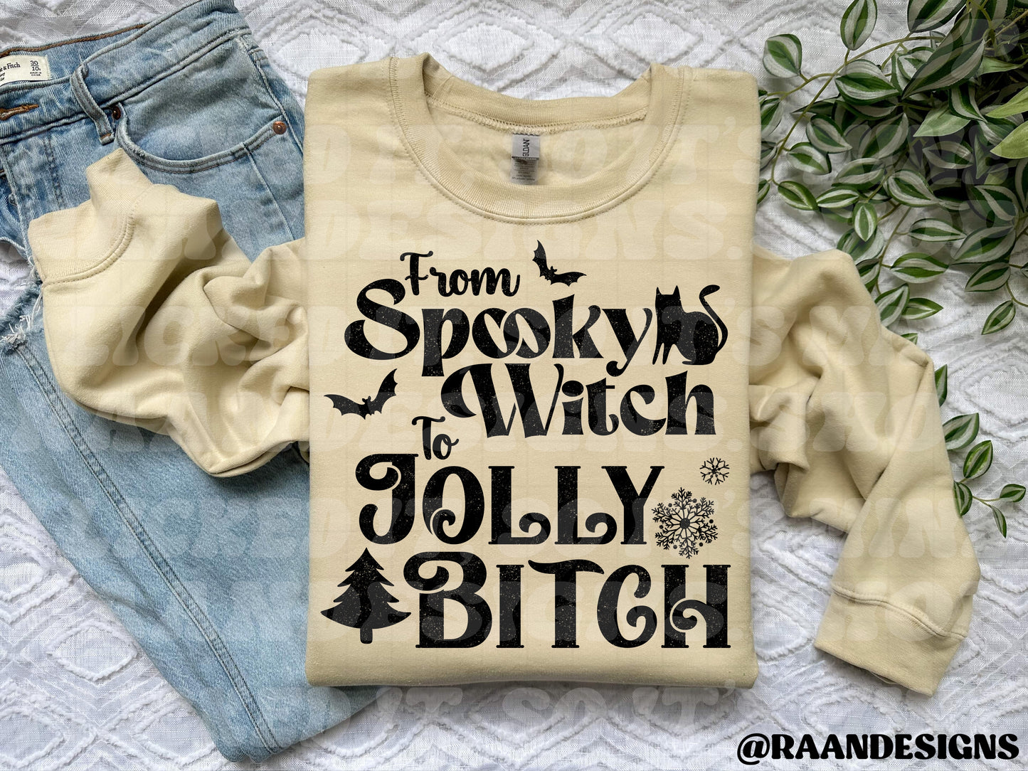 Spooky Witch to Jolly Bitch