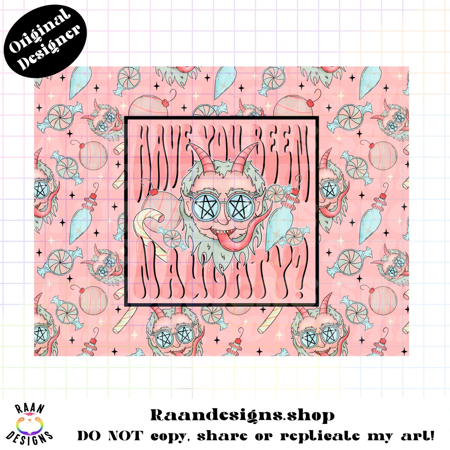 Naughty Krampus-Tumbler