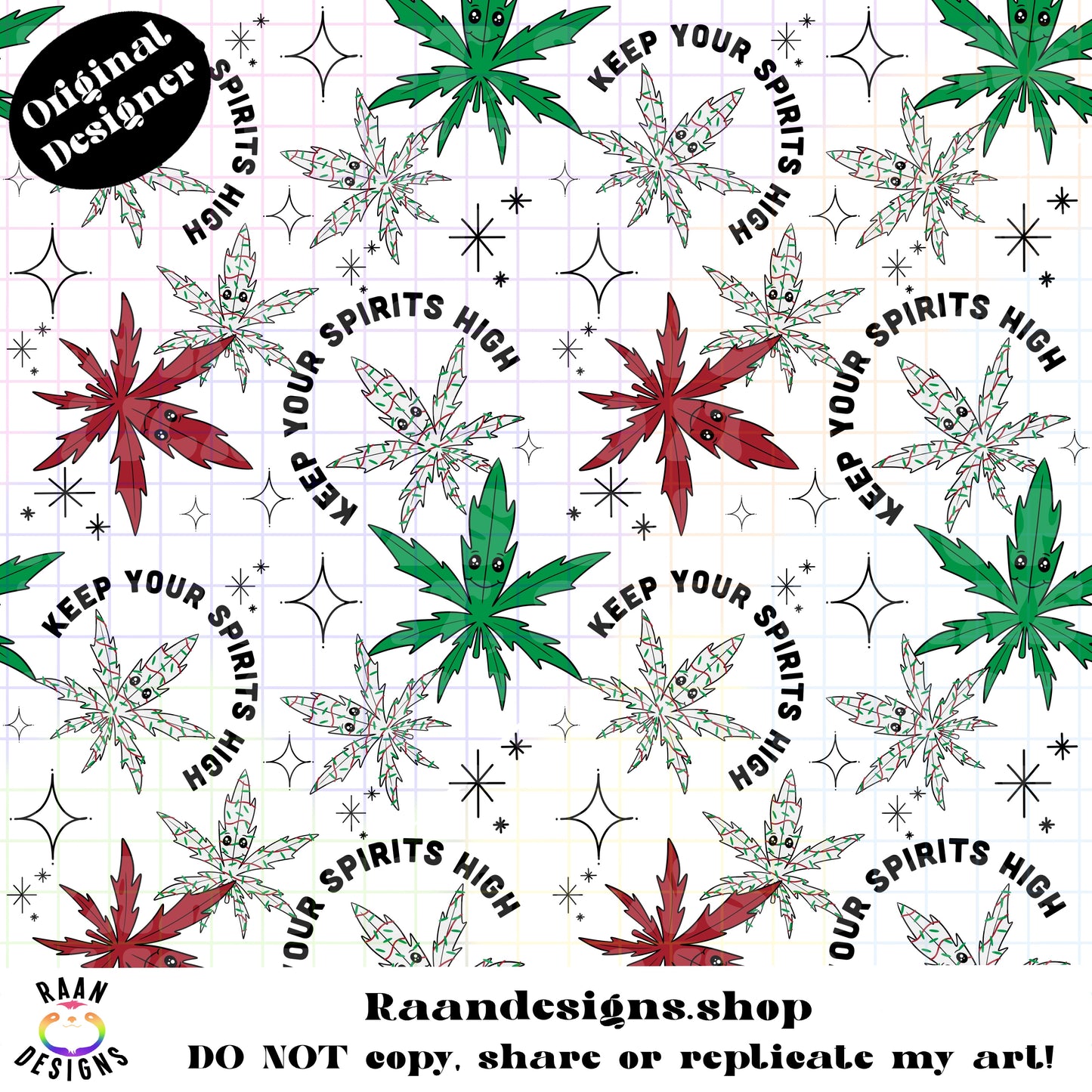 High Spirits Seamless-White