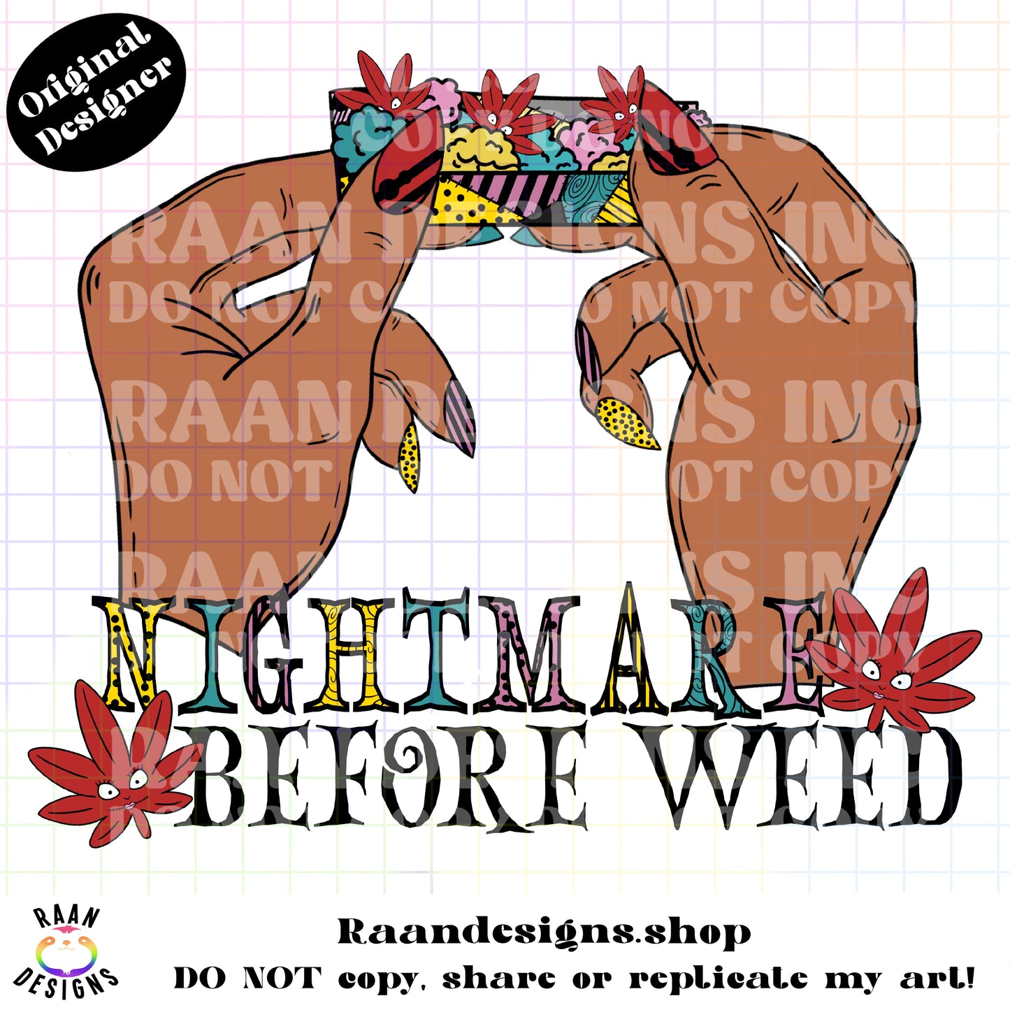Sally Nightmare Before Weed-BOTH Skintones