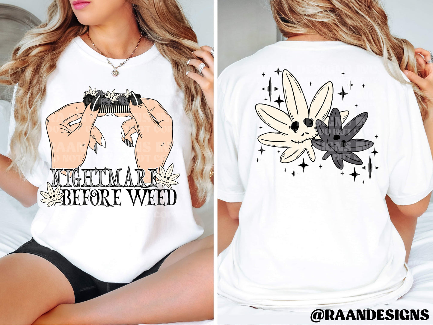 Nightmare Before Weed-BOTH Skintones
