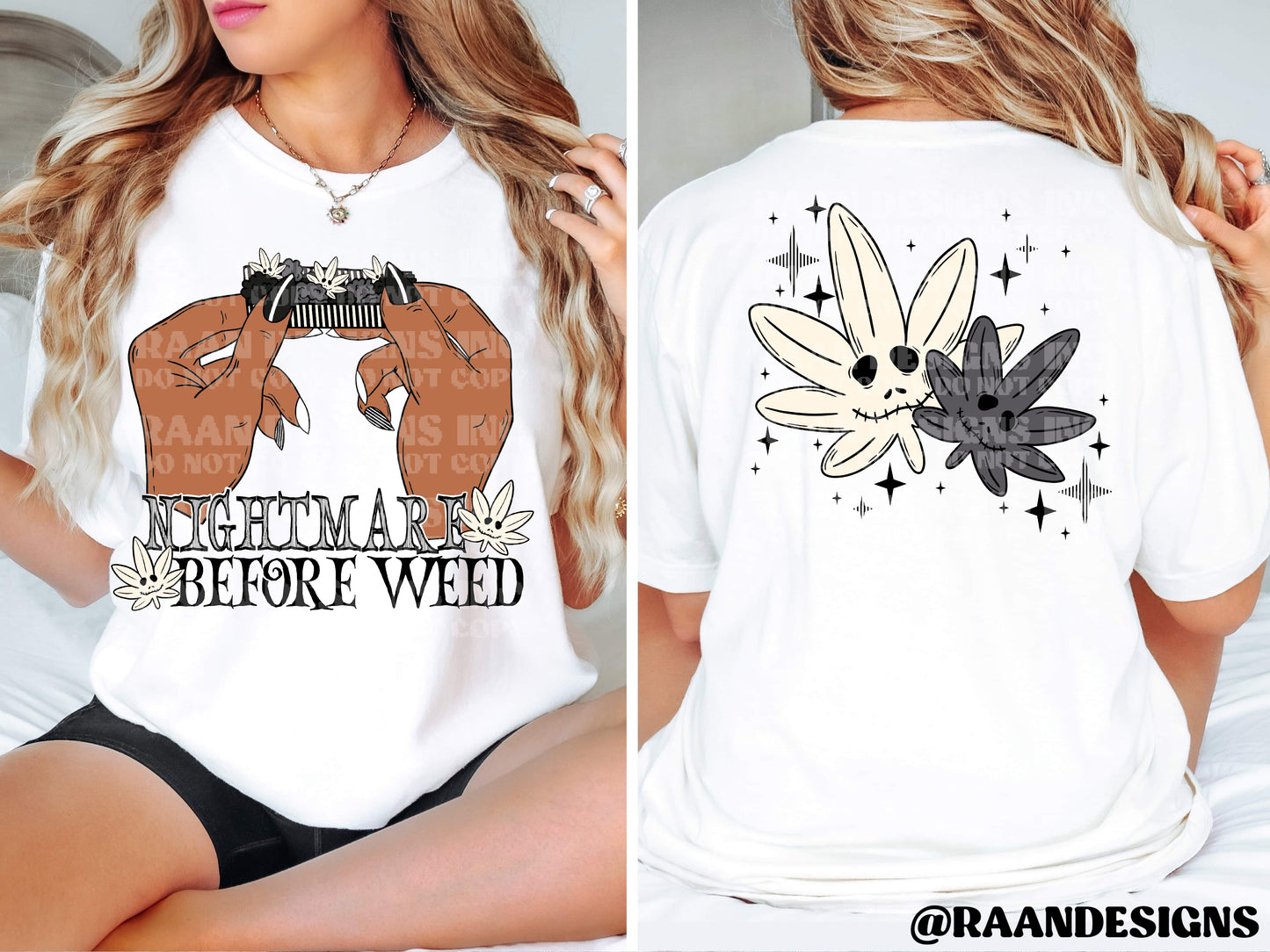 Nightmare Before Weed-BOTH Skintones