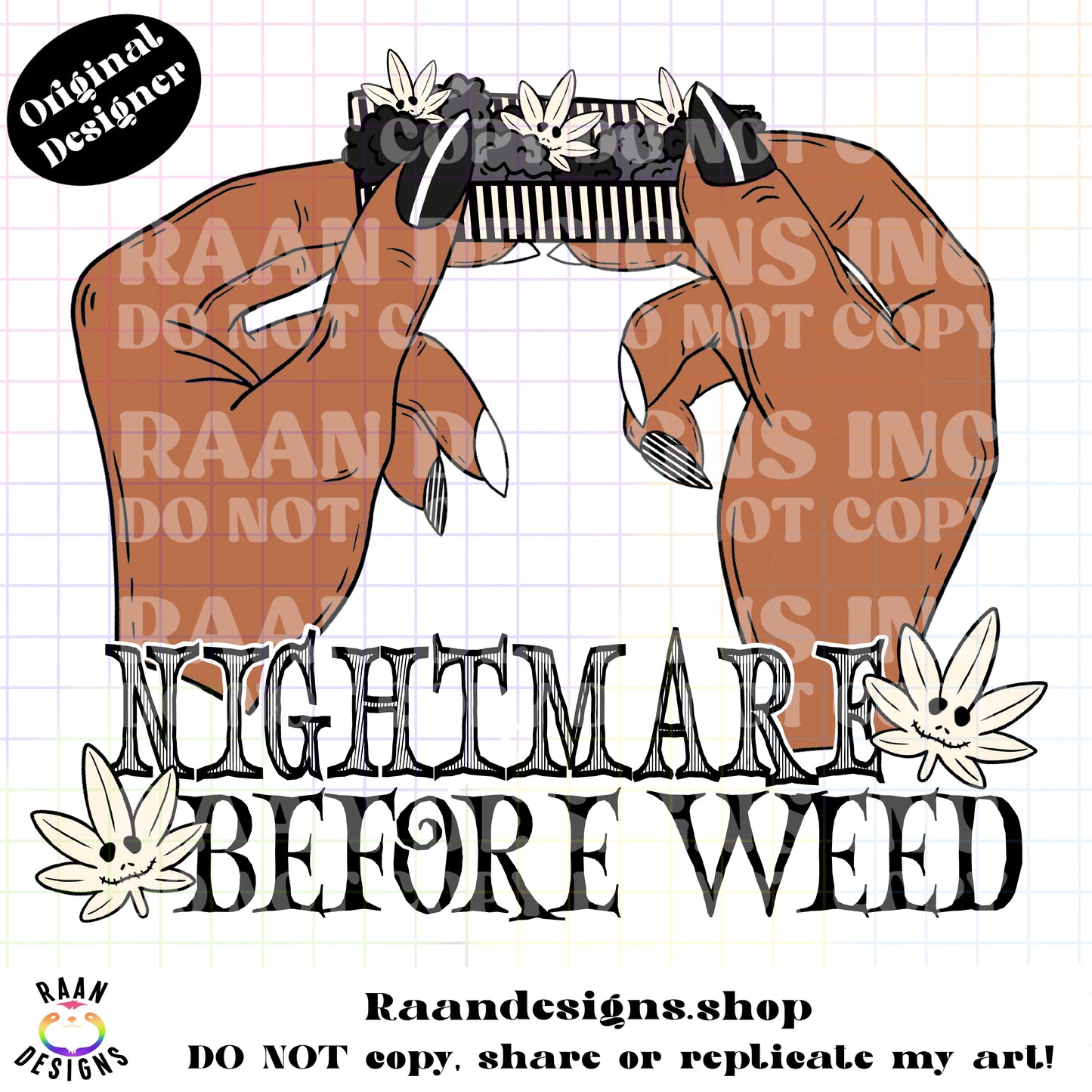 Nightmare Before Weed-BOTH Skintones