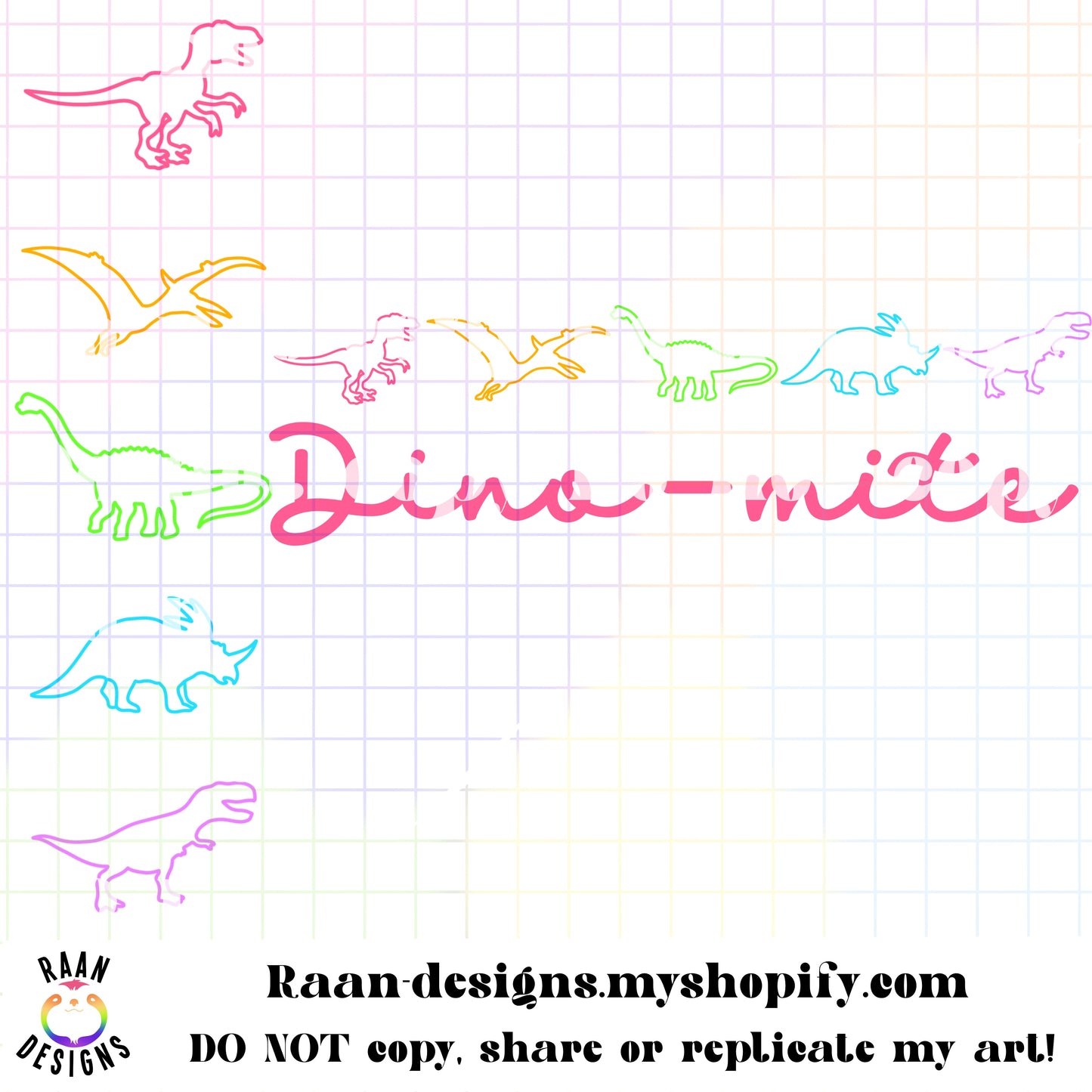 Dino-Mite with Dinosaurs-Color