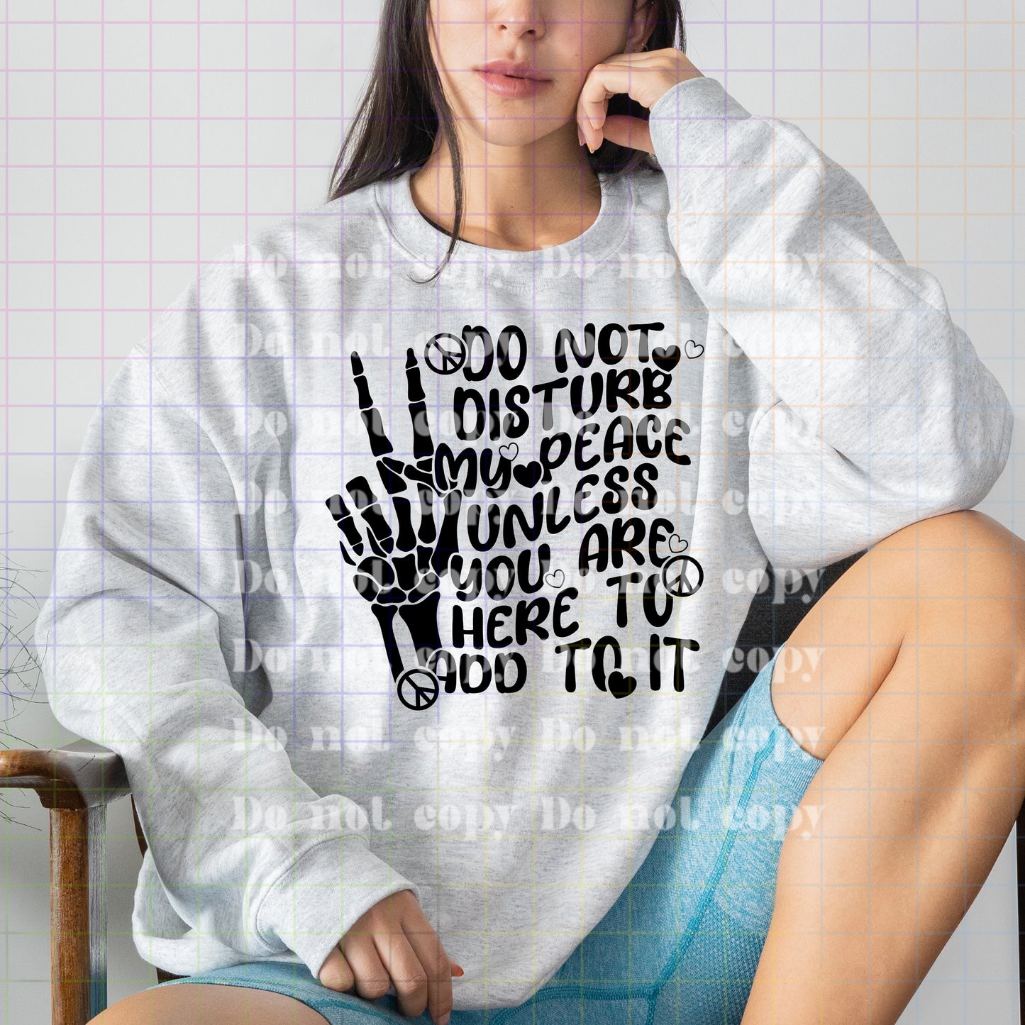 Do Not Disturb My Peace-Black