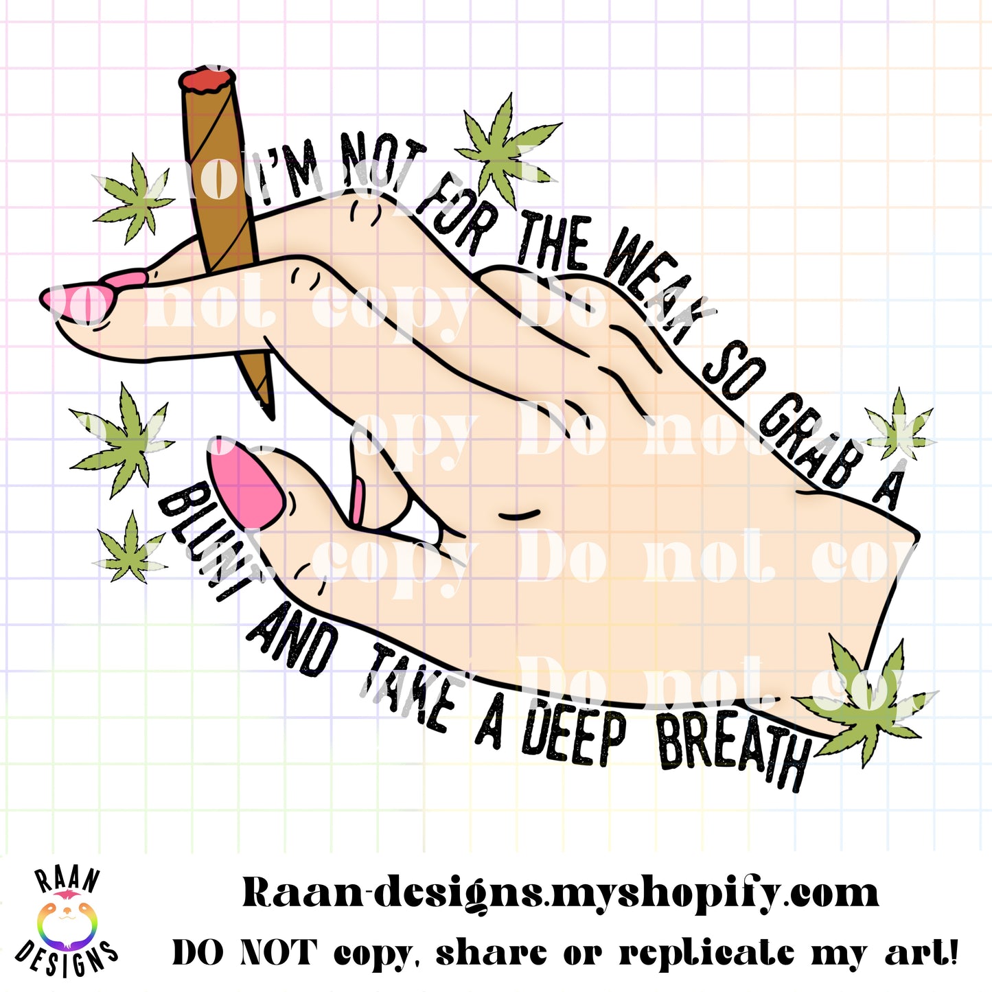I'm Not For The Weak-Pink Nails-Two Skintones