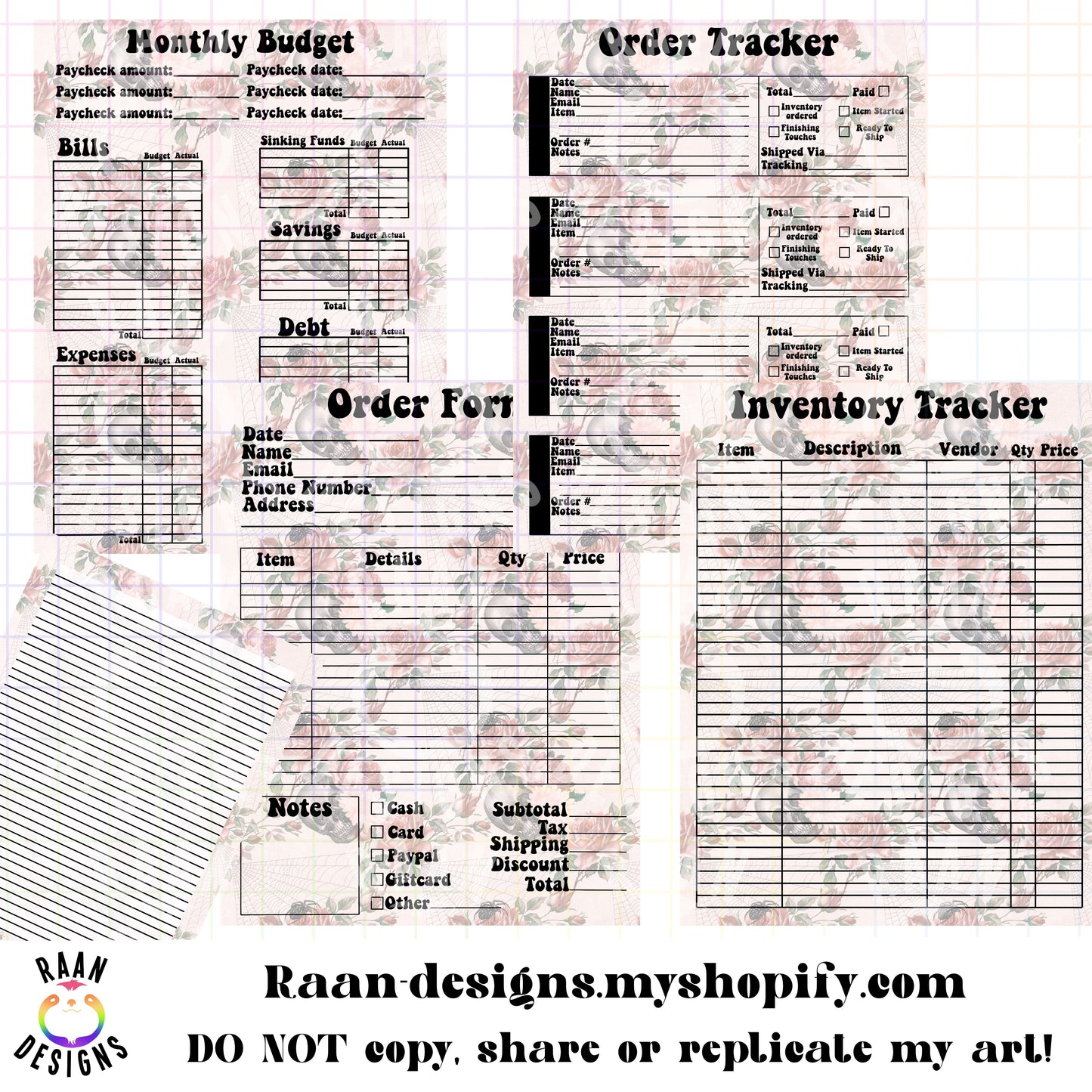 Floral- Printable Business Set