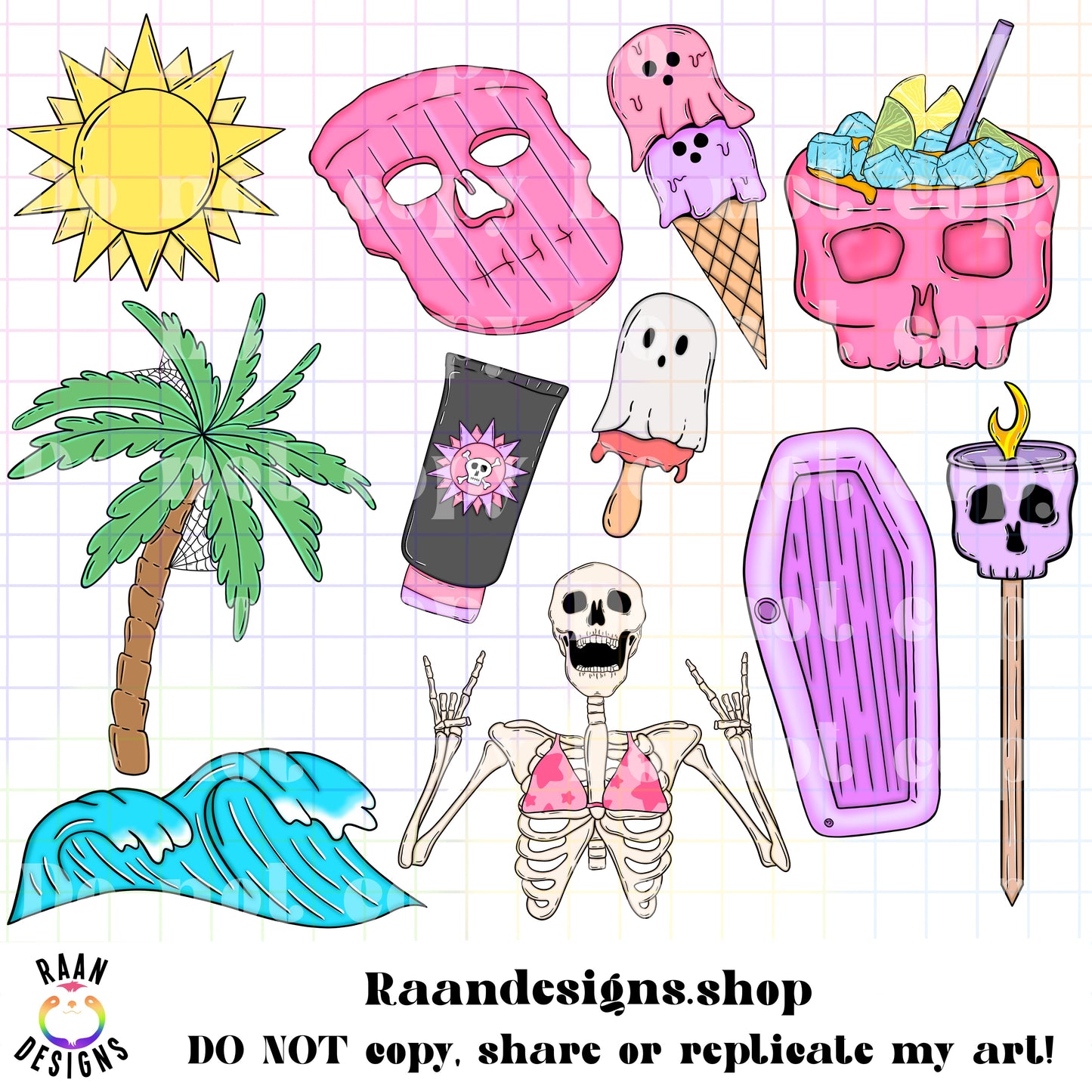 Spooky Summer Element Bundle