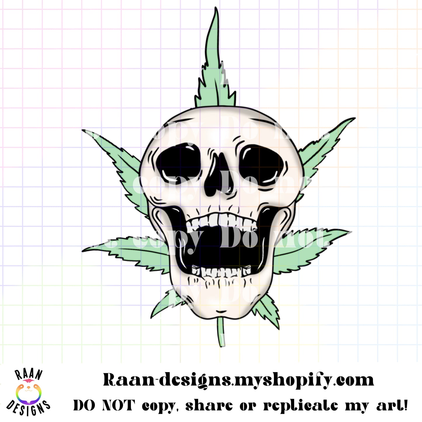 Skelly and Pot Leaf