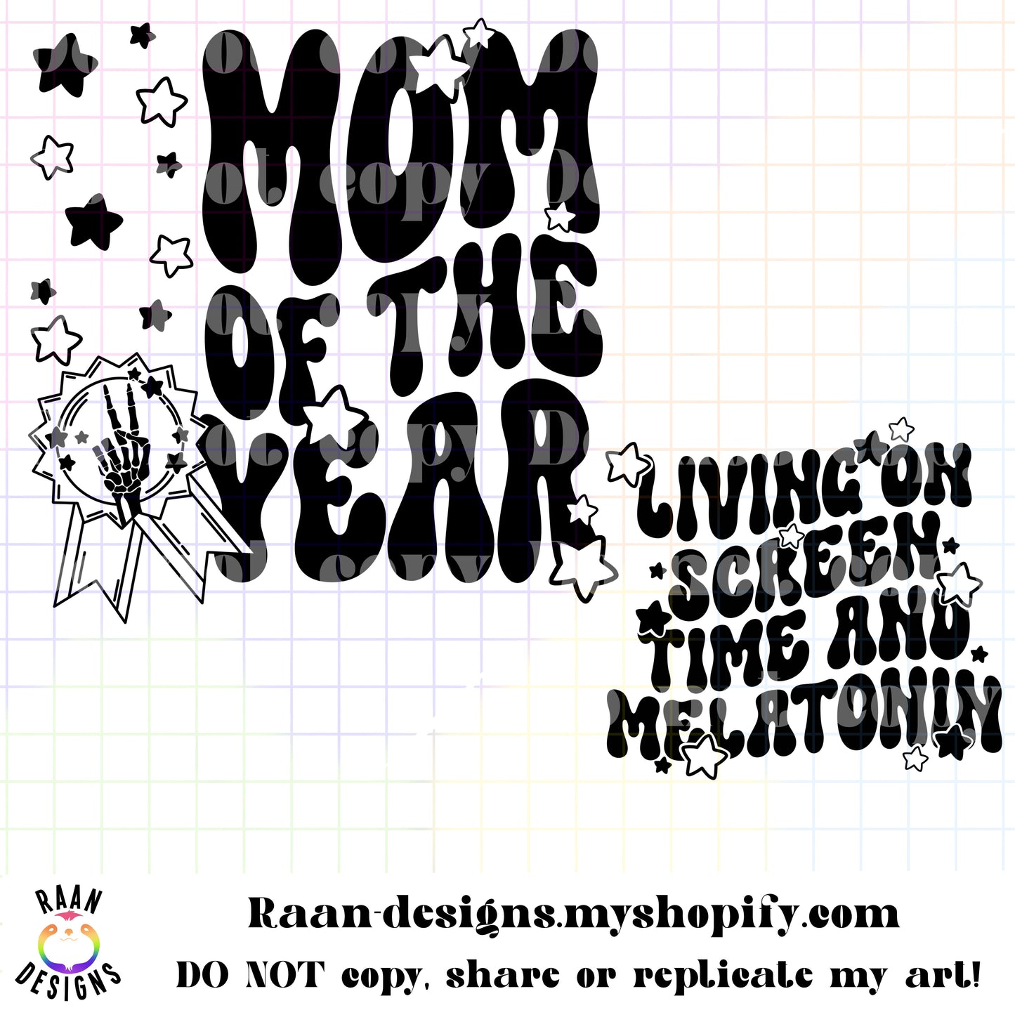 Mom of Year-Screen Time Melatonin Set